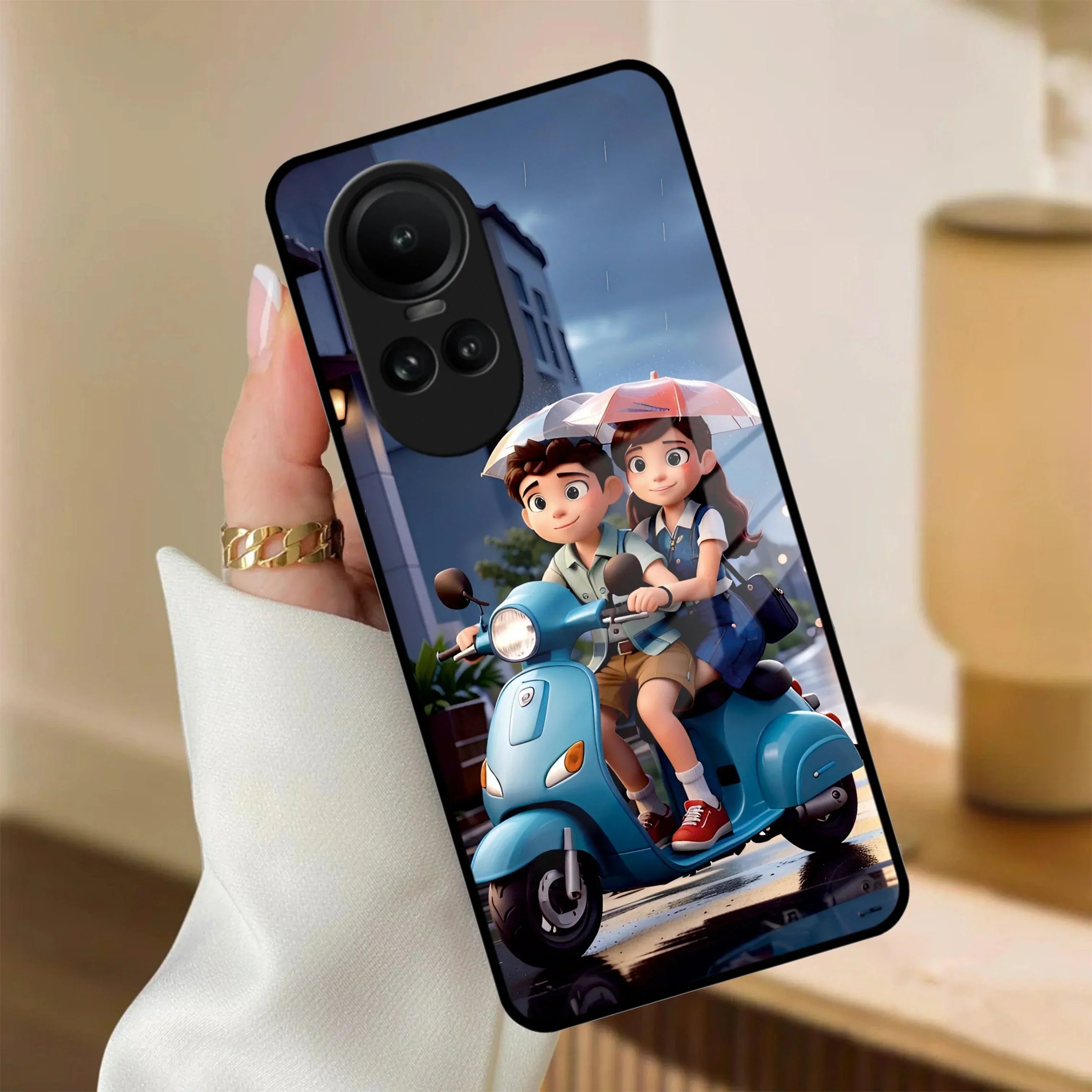 Sweet Escape Glass Case Cover For Oppo - ShopOnCliQ
