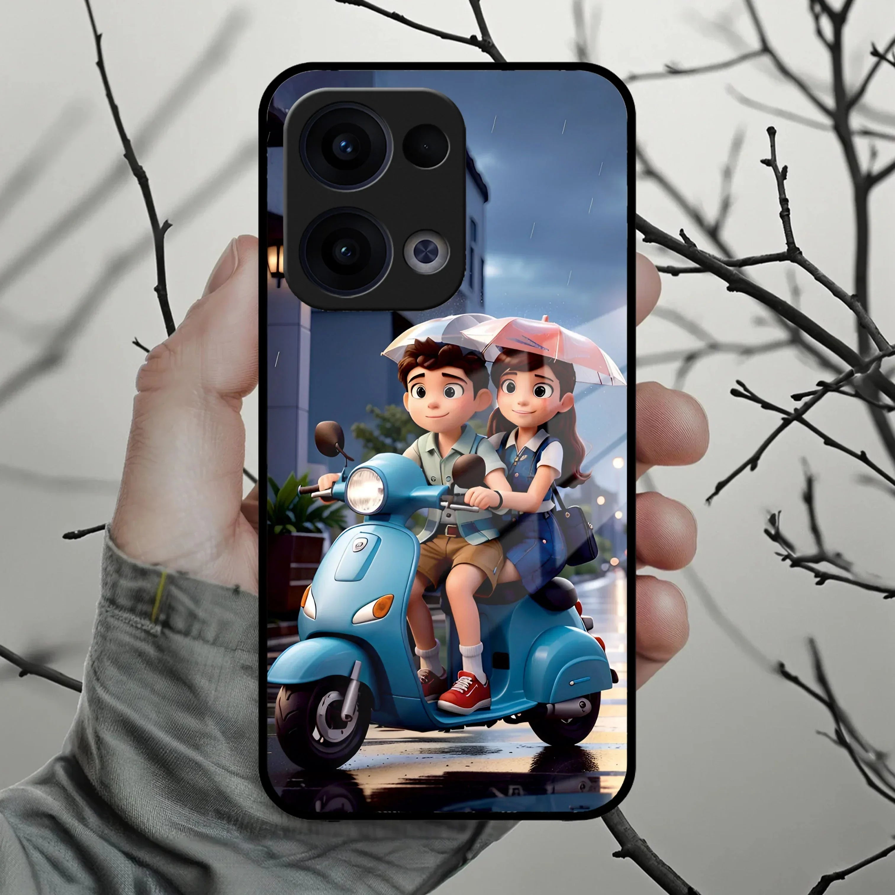 Sweet Escape Glass Case Cover For Oppo - ShopOnCliQ