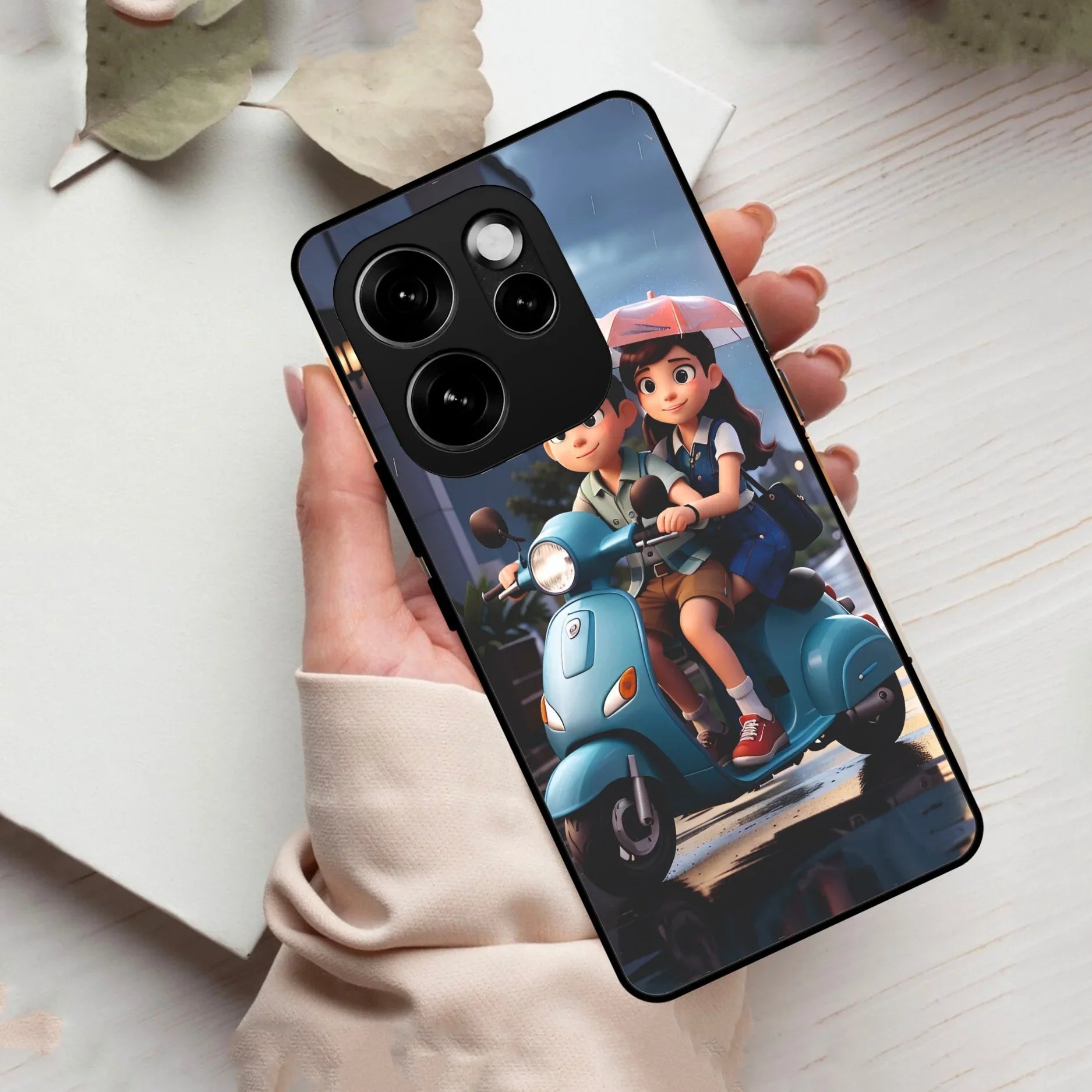 Sweet Escape Glass Case Cover For Oppo