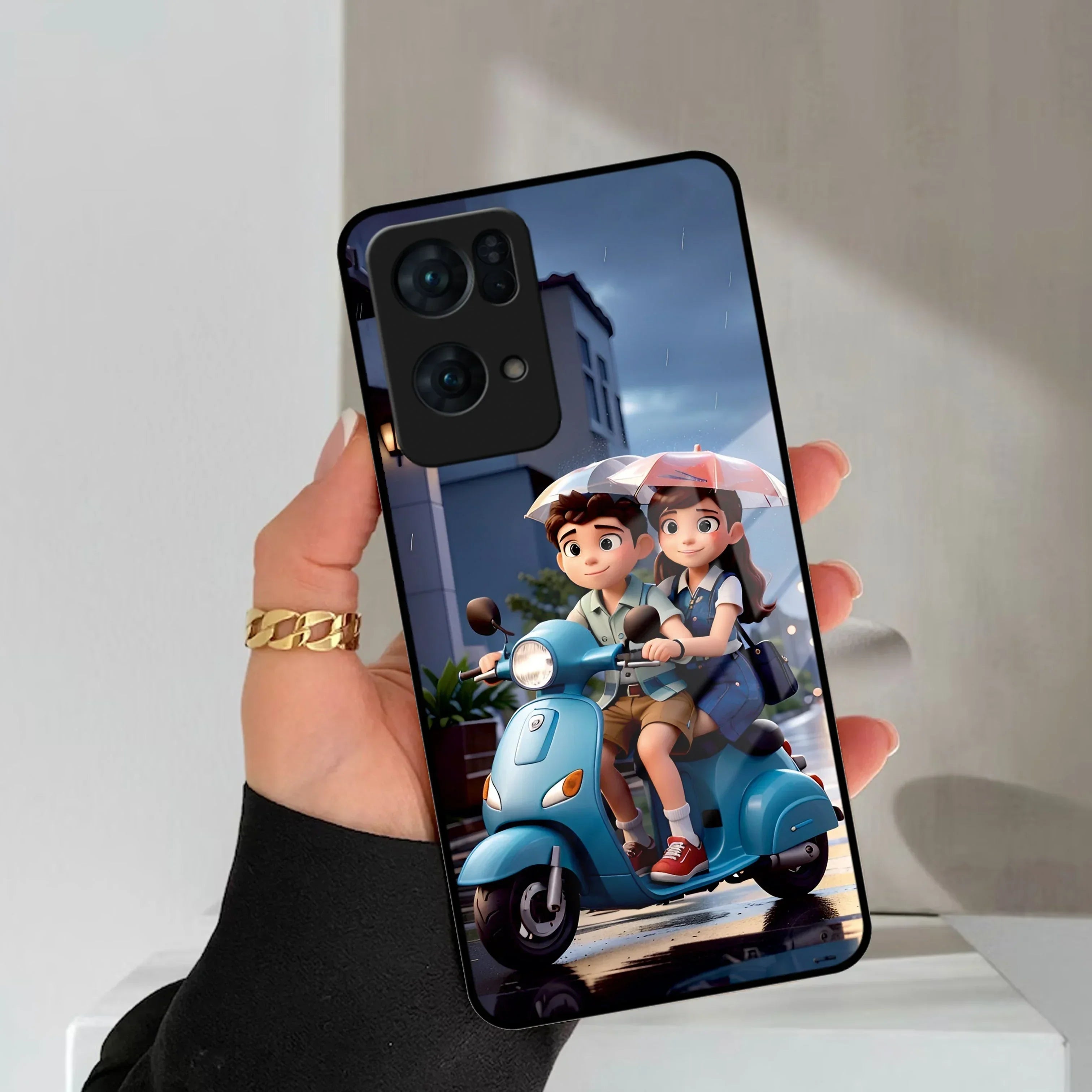 Sweet Escape Glass Case Cover For Oppo - ShopOnCliQ