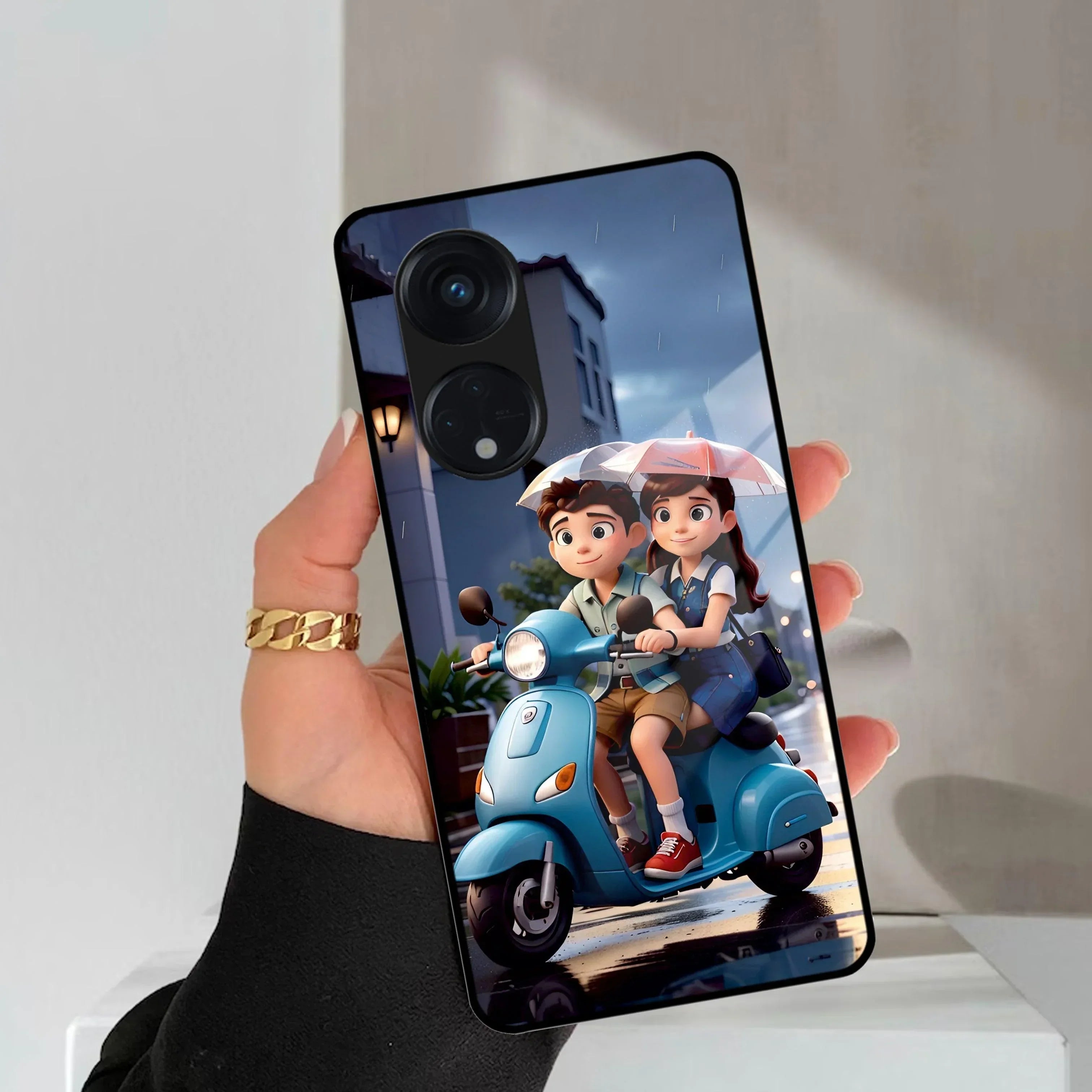 Sweet Escape Glass Case Cover For Oppo - ShopOnCliQ