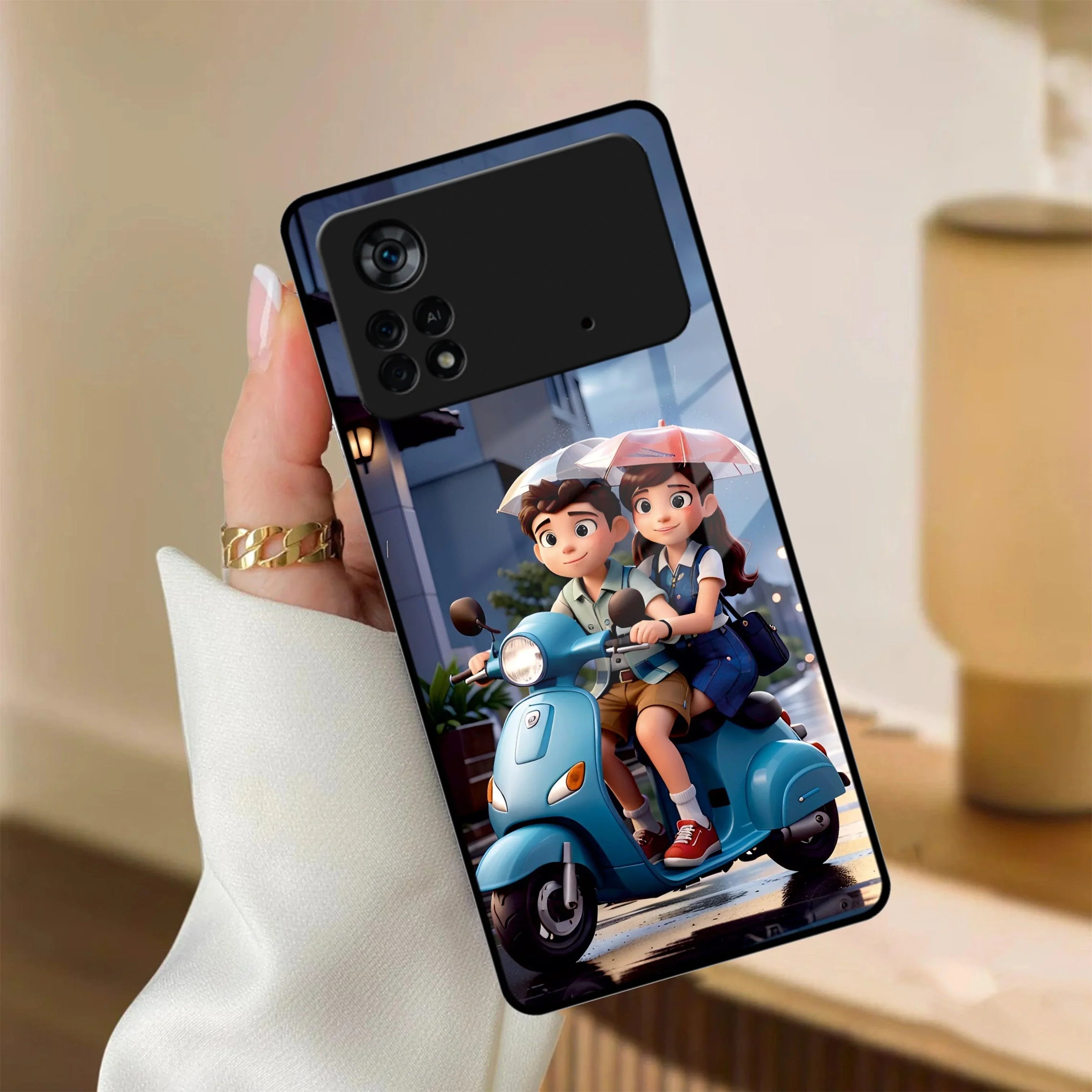 Sweet Escape Glass Case Cover For Poco - ShopOnCliQ