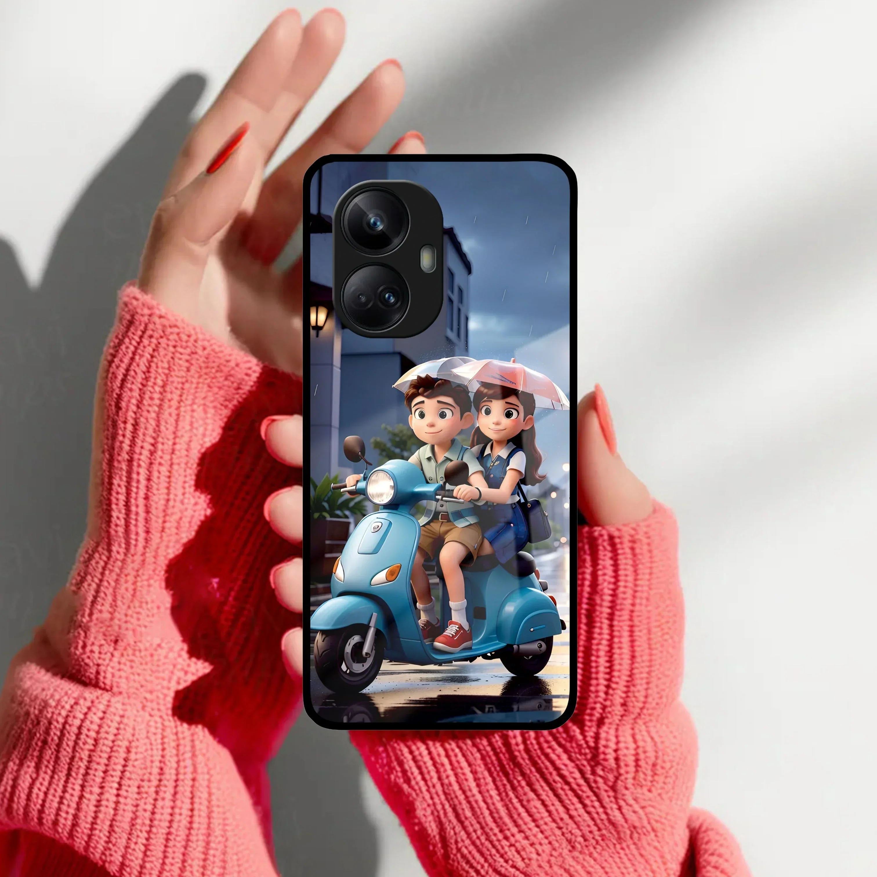 Sweet Escape Glass Case Cover For Realme/Narzo - ShopOnCliQ