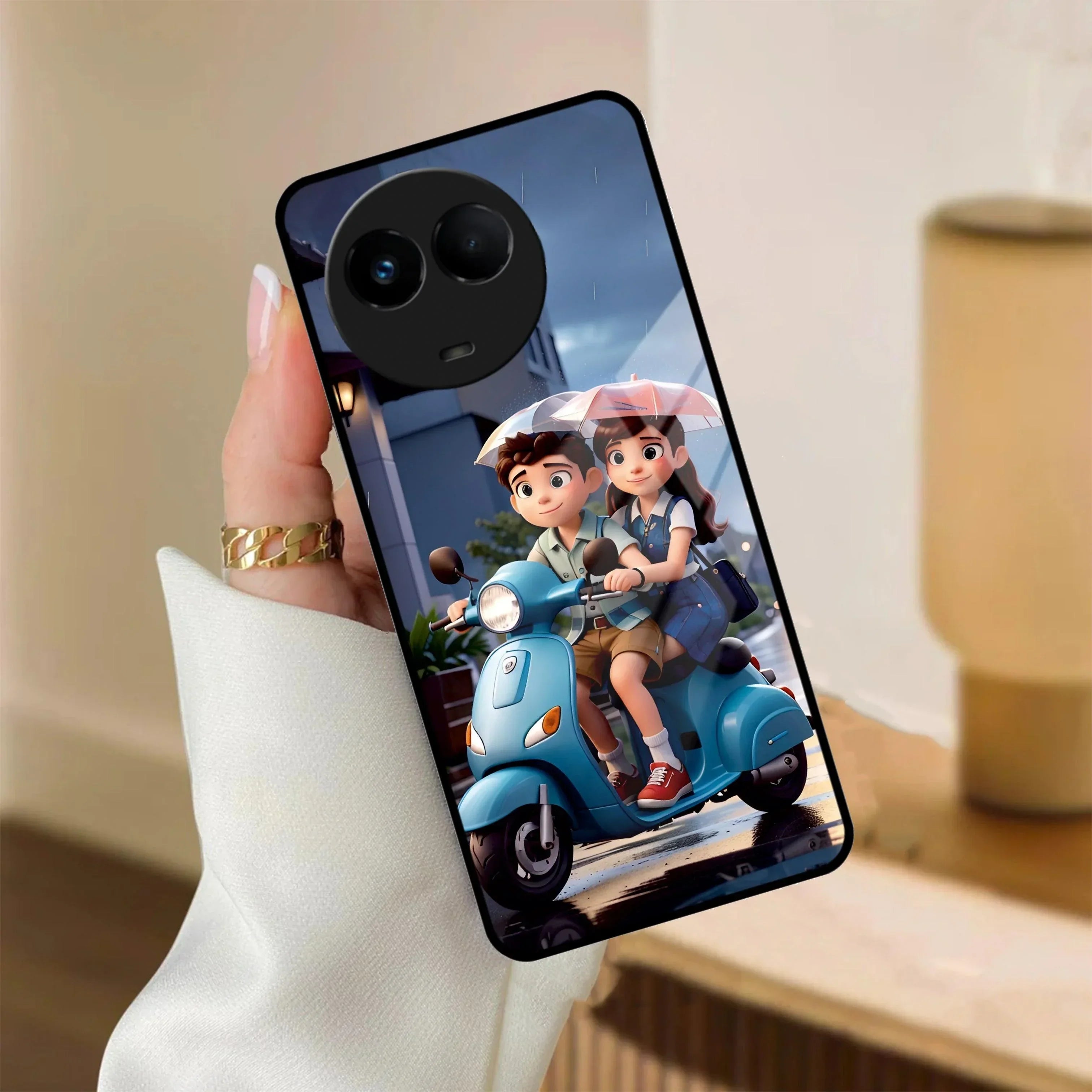 Sweet Escape Glass Case Cover For Realme/Narzo - ShopOnCliQ