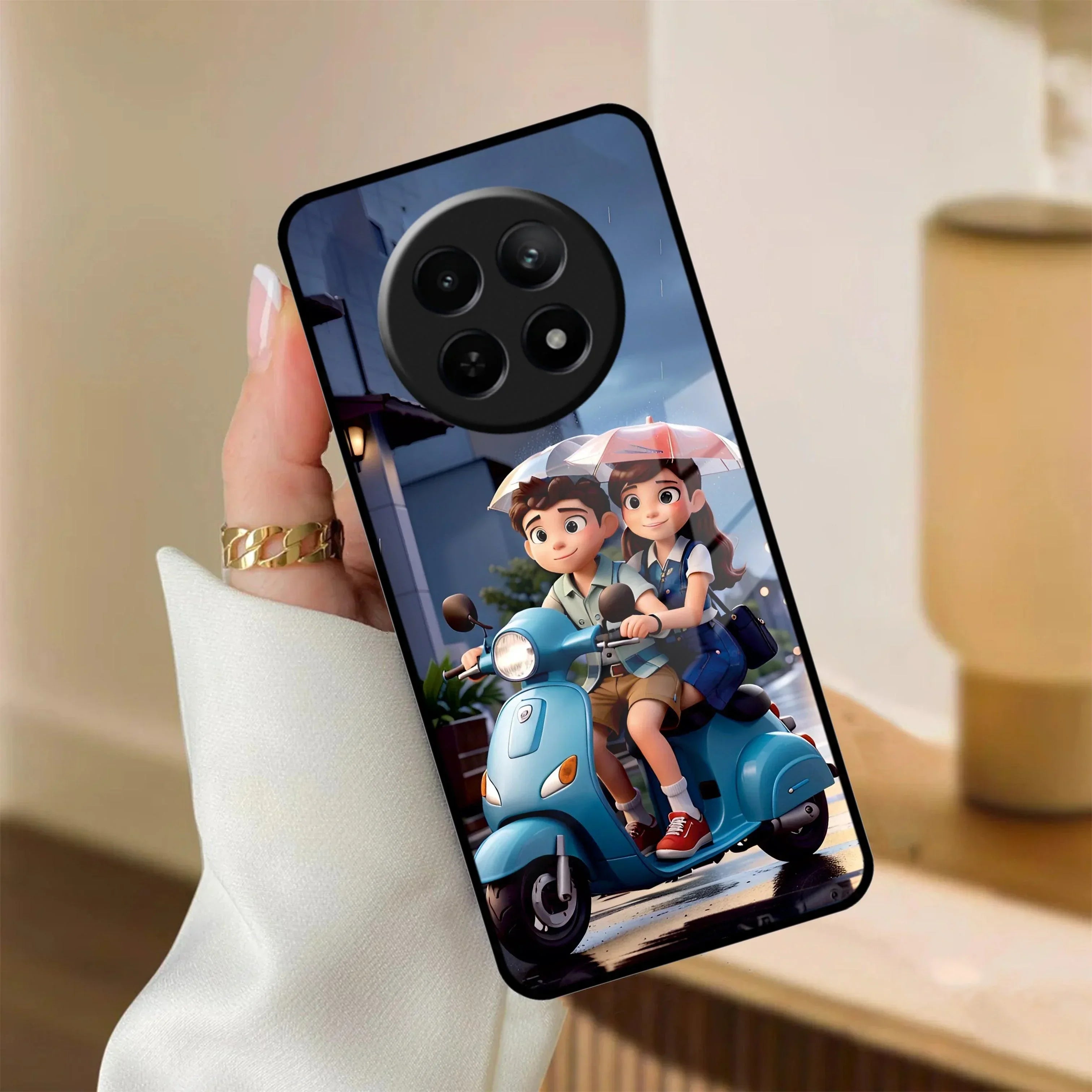 Sweet Escape Glass Case Cover For Realme/Narzo - ShopOnCliQ