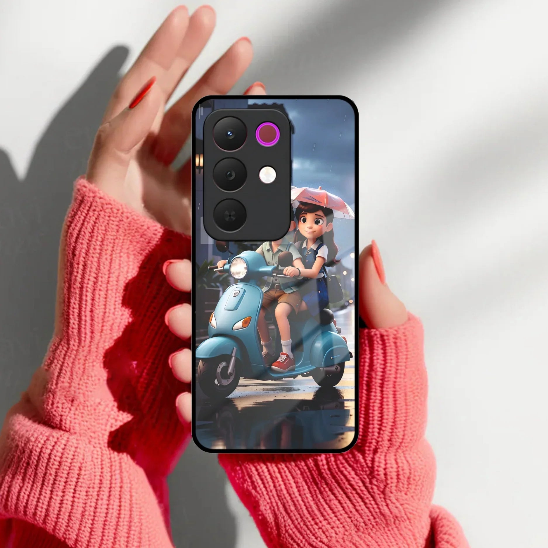 Sweet Escape Glass Case Cover For Realme/Narzo