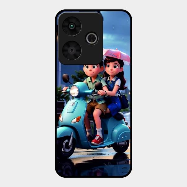 Sweet Escape Glass Case Cover For Redmi 13 5G