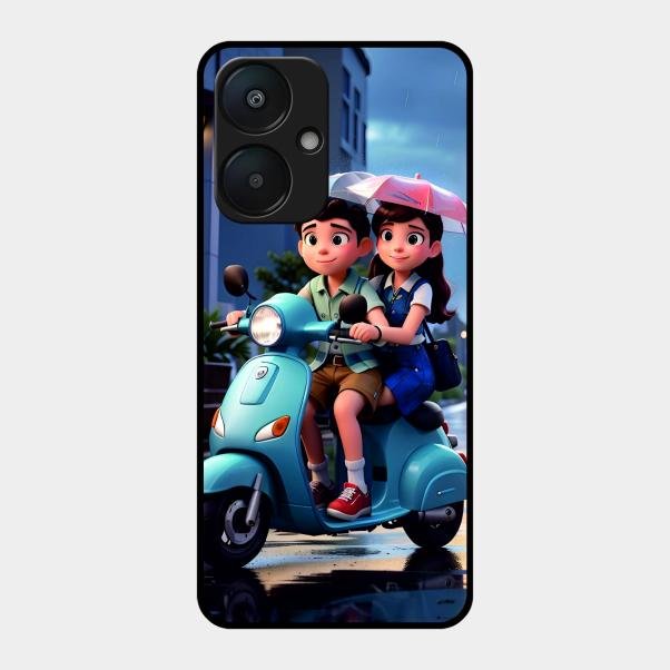 Sweet Escape Glass Case Cover For Redmi 13C 5G
