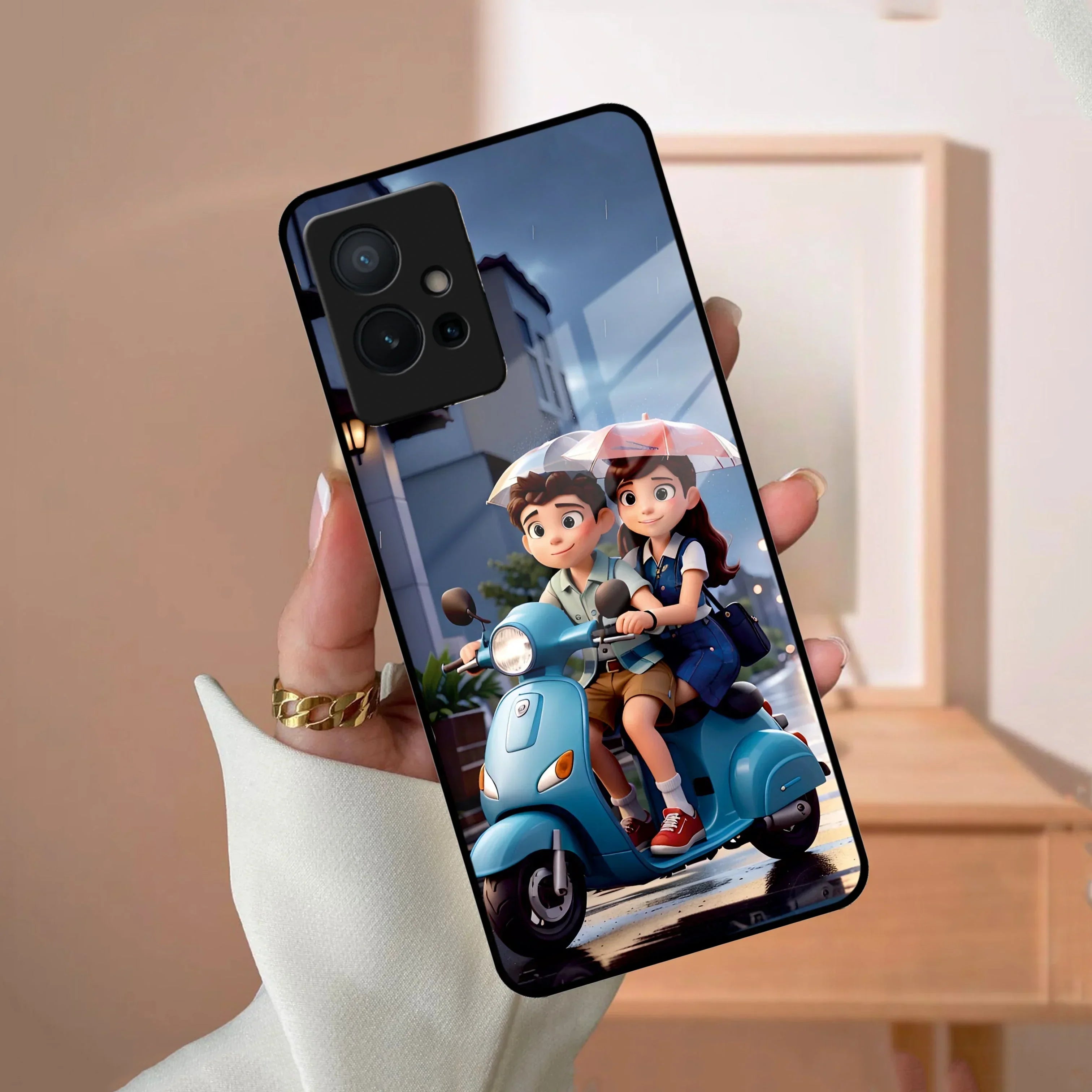 Sweet Escape Glass Case Cover For Vivo - ShopOnCliQ