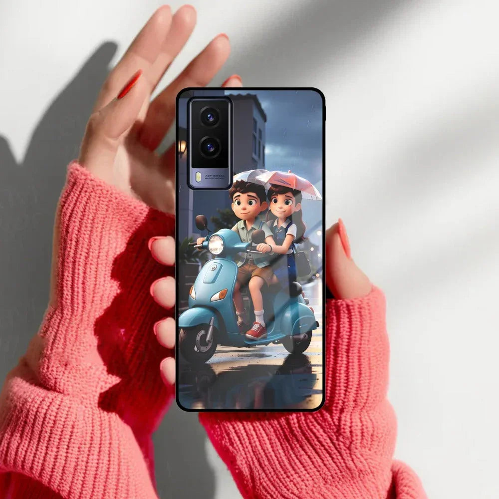 Sweet Escape Glass Case Cover For Vivo - ShopOnCliQ