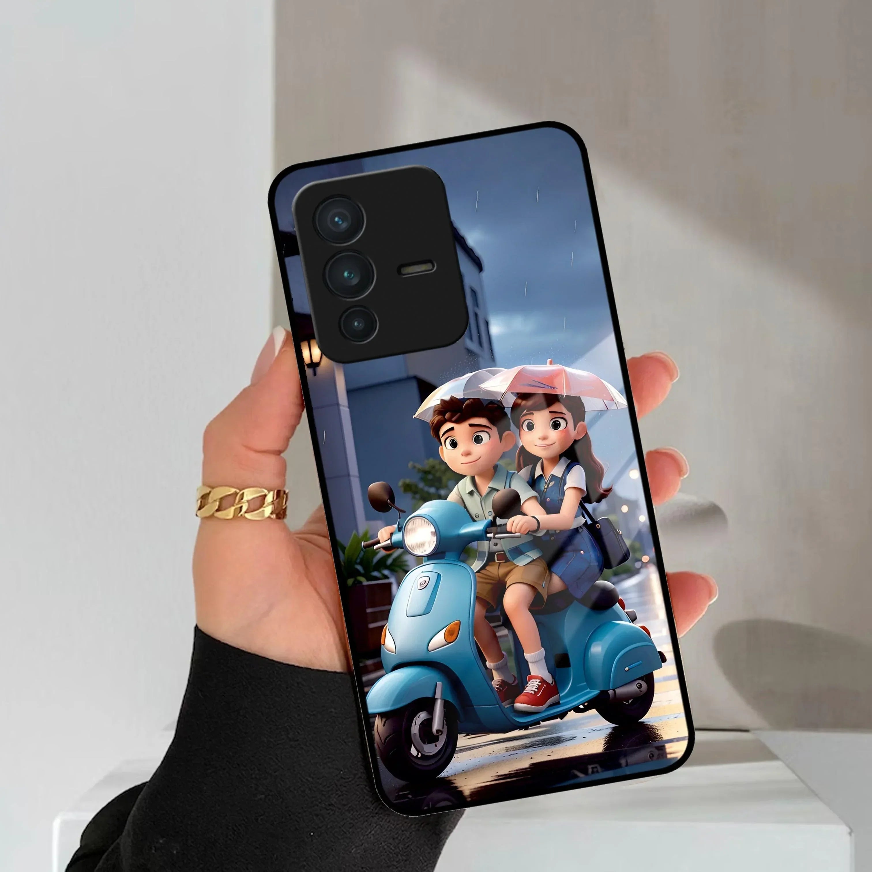Sweet Escape Glass Case Cover For Vivo - ShopOnCliQ