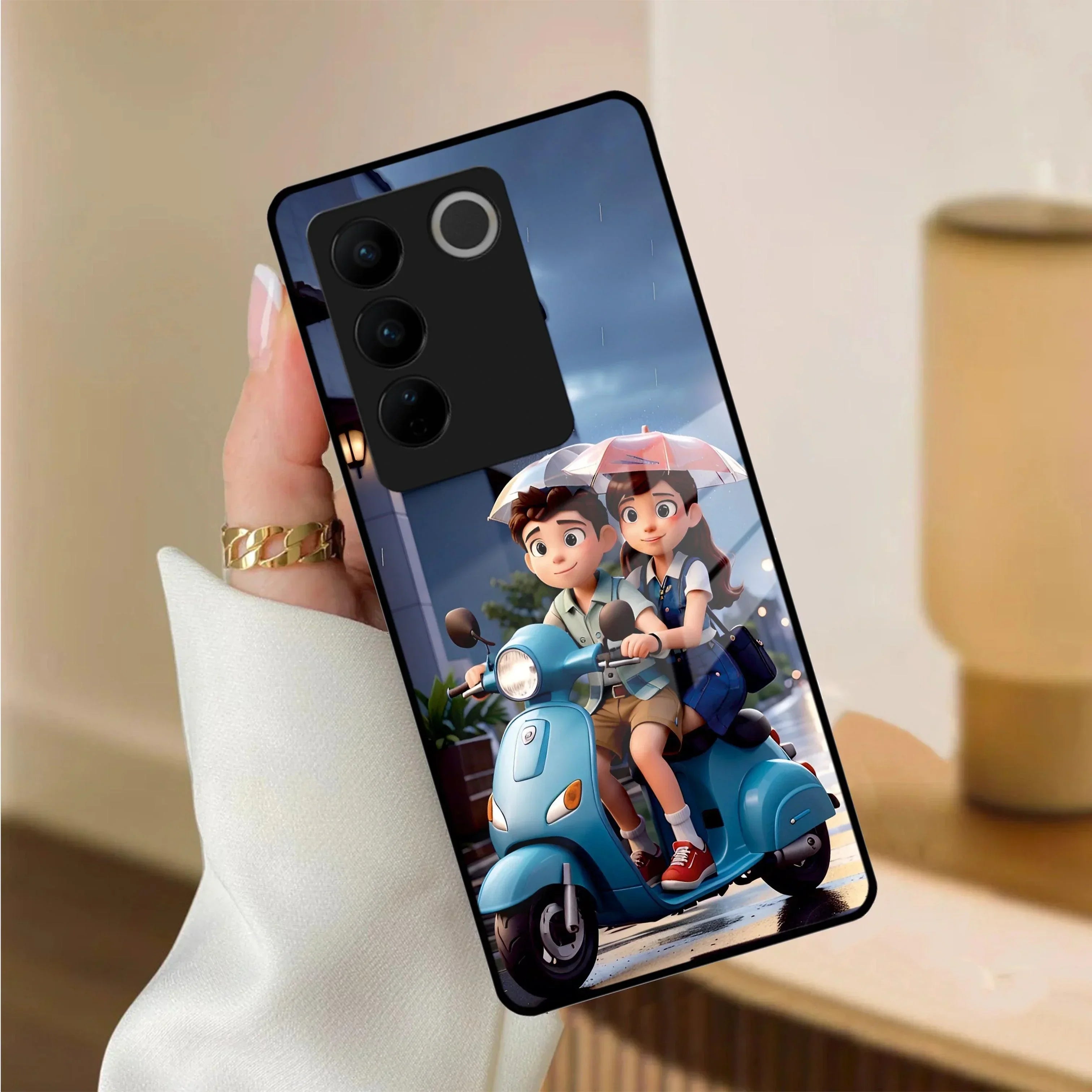 Sweet Escape Glass Case Cover For Vivo - ShopOnCliQ