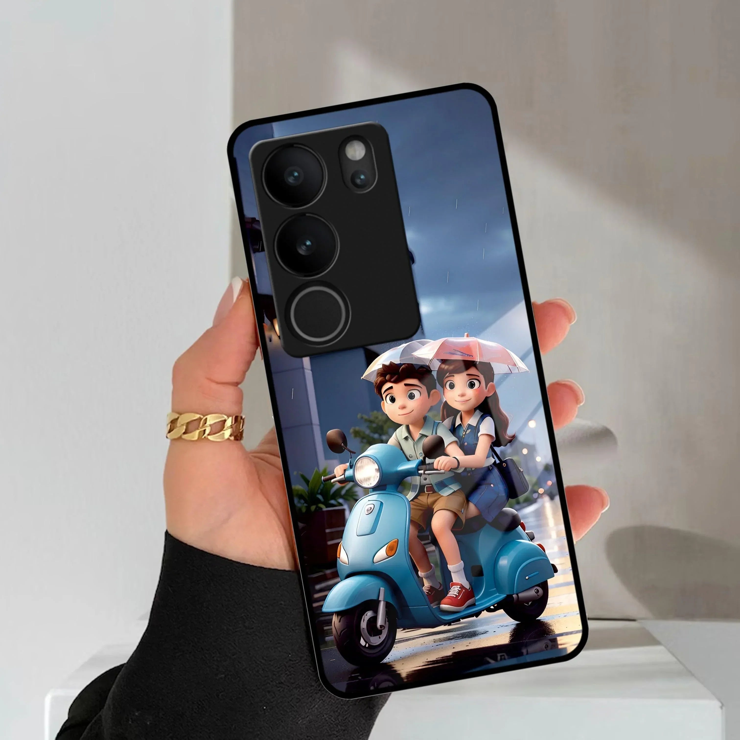 Sweet Escape Glass Case Cover For Vivo - ShopOnCliQ