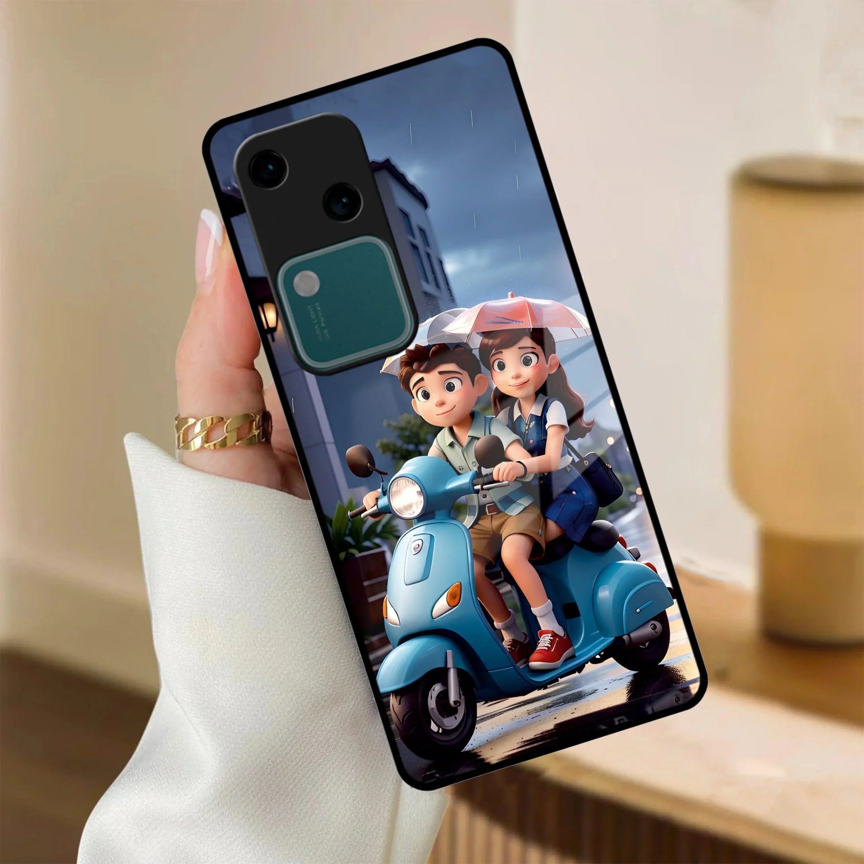 Sweet Escape Glass Case Cover For Vivo - ShopOnCliQ