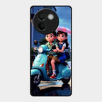 Sweet Escape Glass Case Cover For Vivo V30E 5G