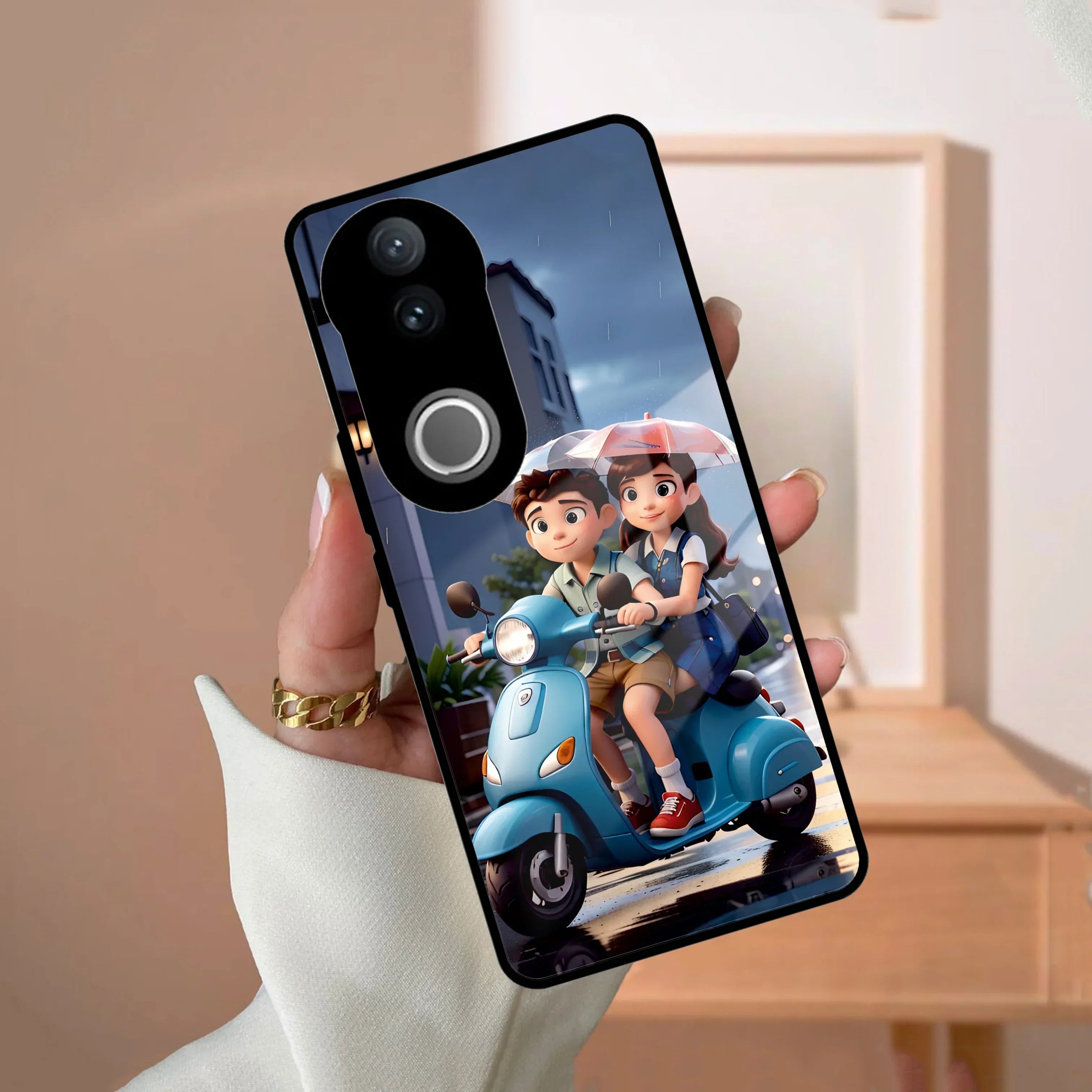 Sweet Escape Glass Case Cover For Vivo - ShopOnCliQ