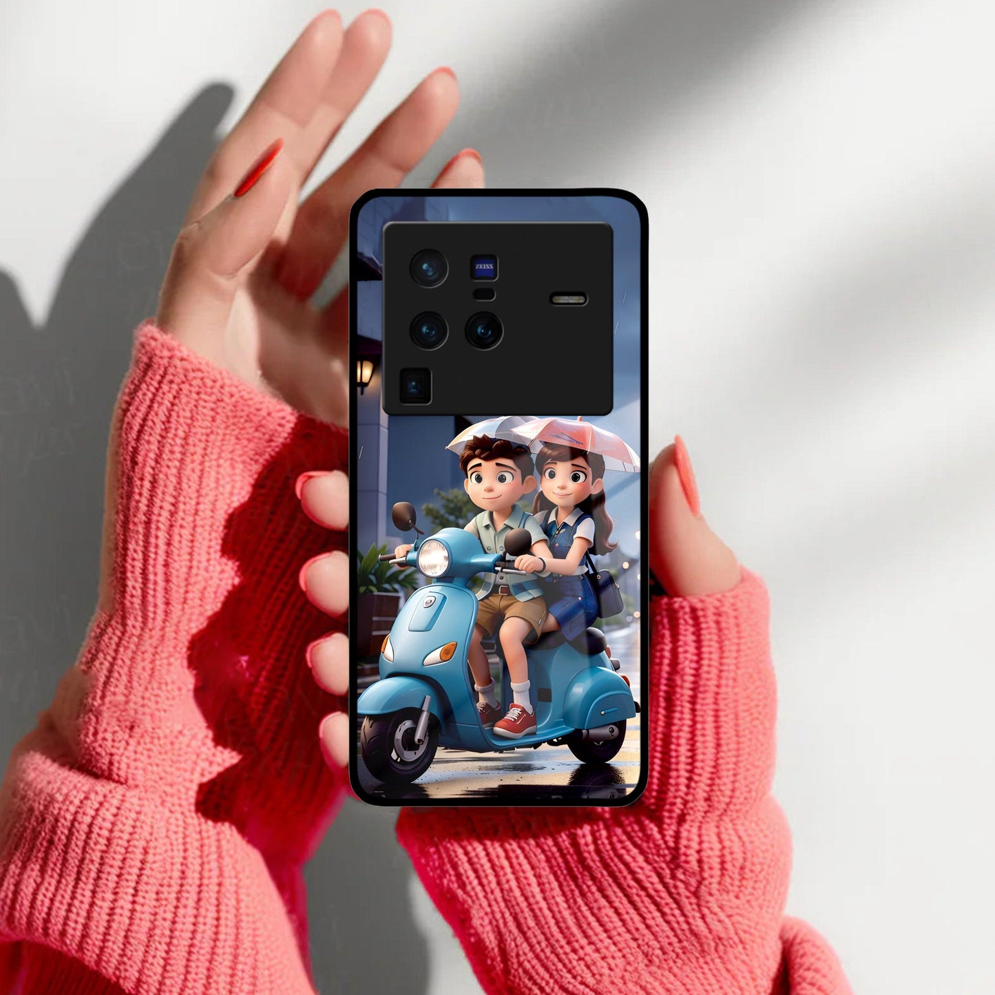 Sweet Escape Glass Case Cover For Vivo