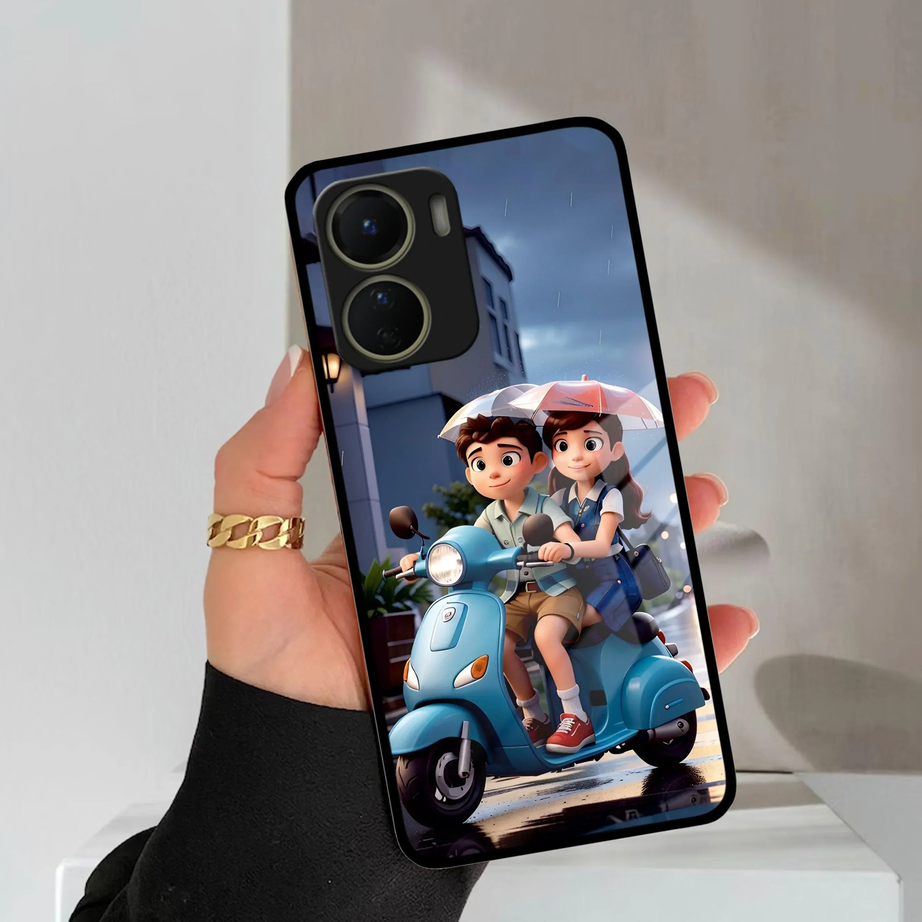 Sweet Escape Glass Case Cover For Vivo - ShopOnCliQ