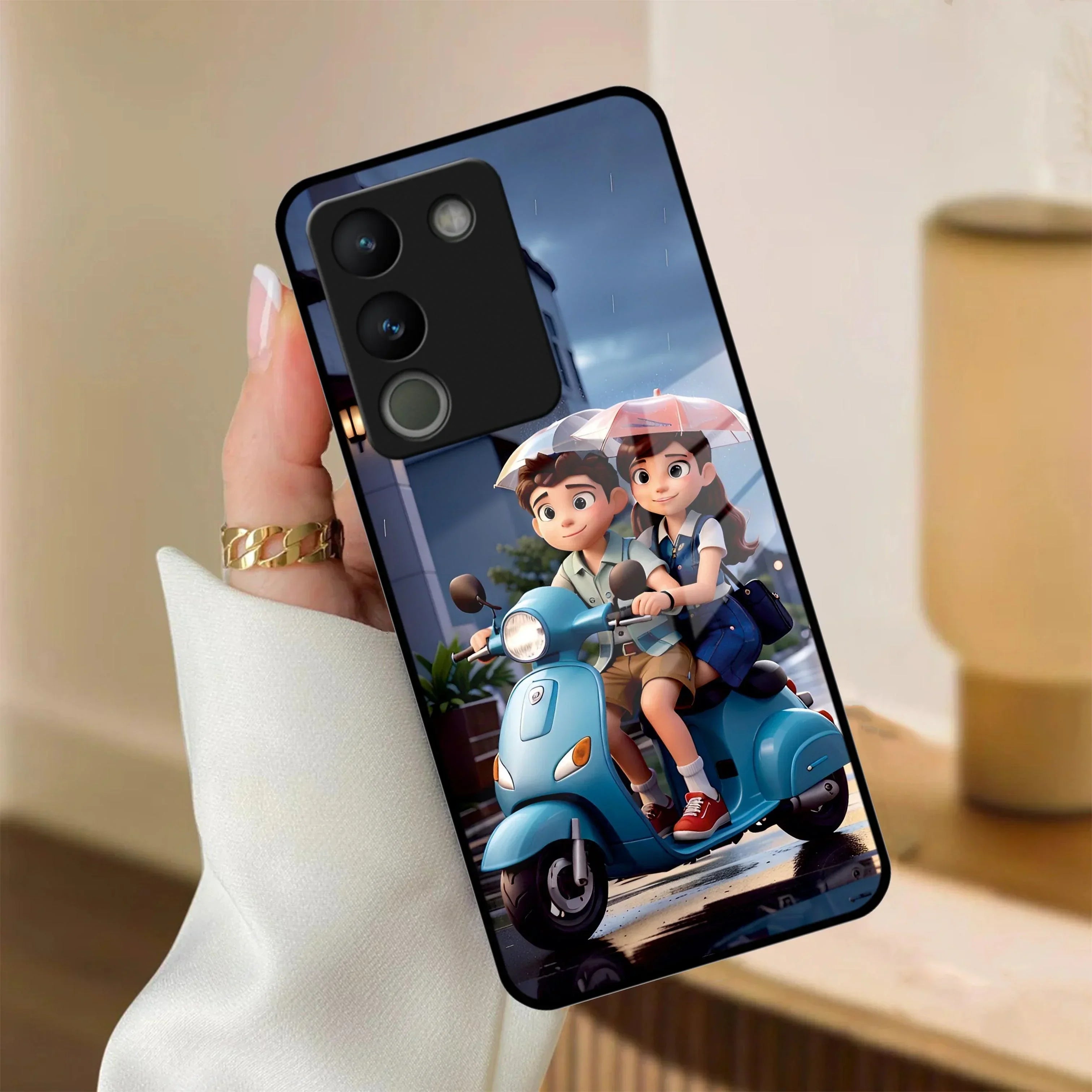 Sweet Escape Glass Case Cover For Vivo - ShopOnCliQ