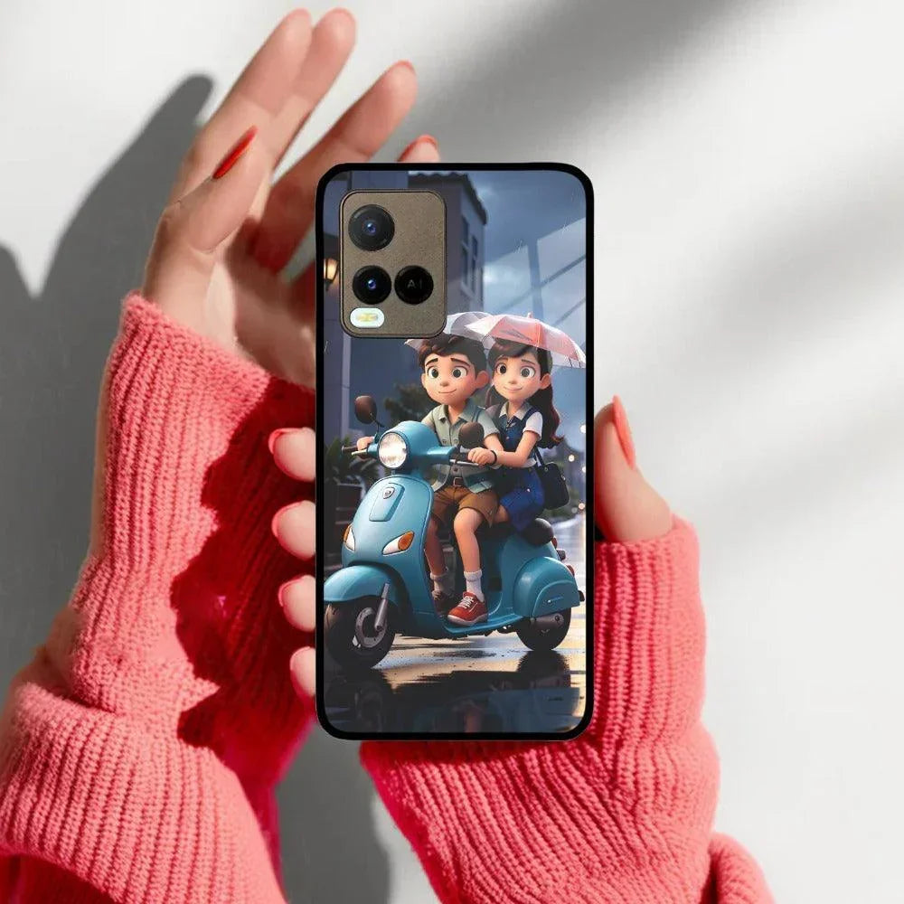 Sweet Escape Glass Case Cover For Vivo - ShopOnCliQ