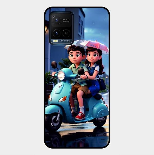 Sweet Escape Glass Case Cover For Vivo Y21G