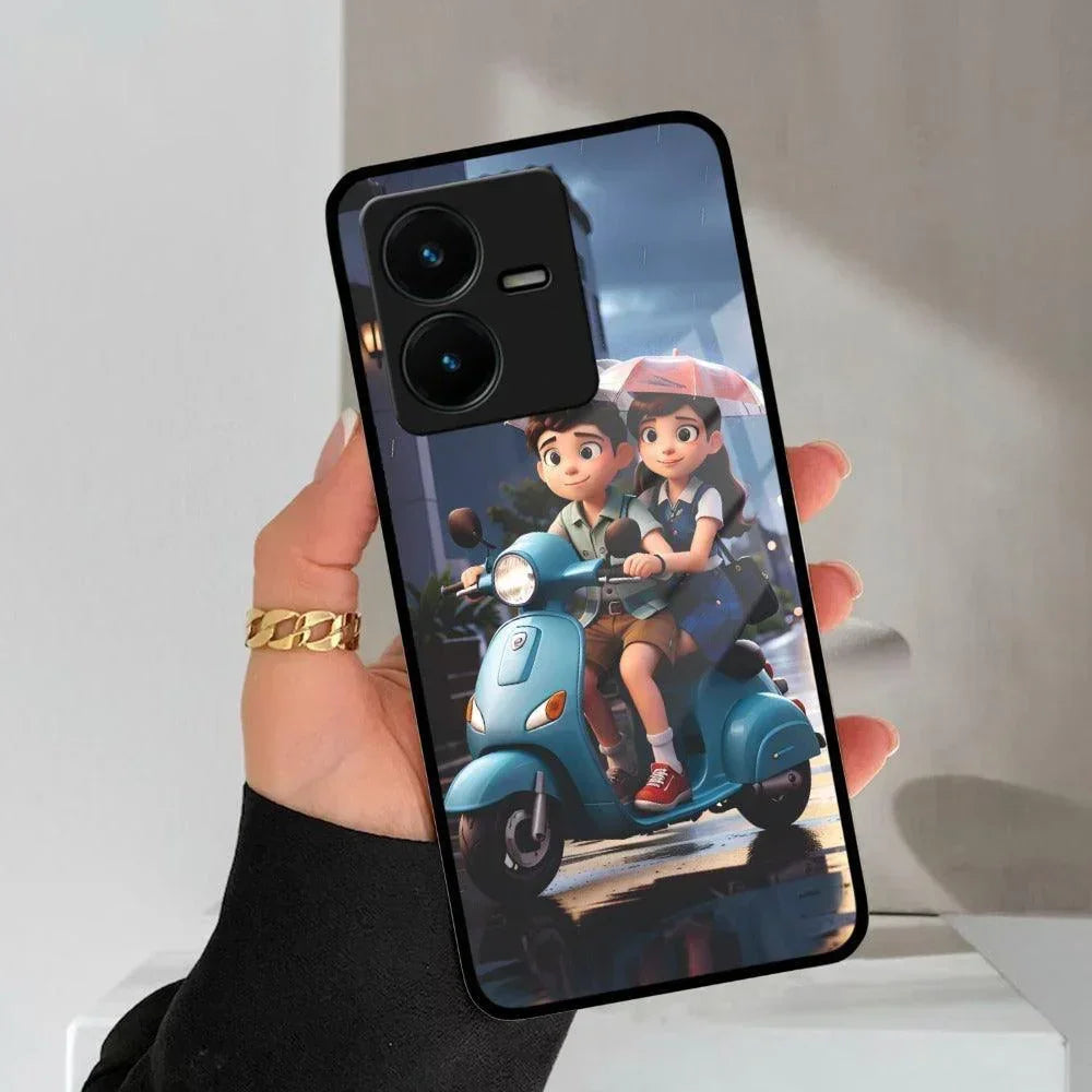Sweet Escape Glass Case Cover For Vivo - ShopOnCliQ