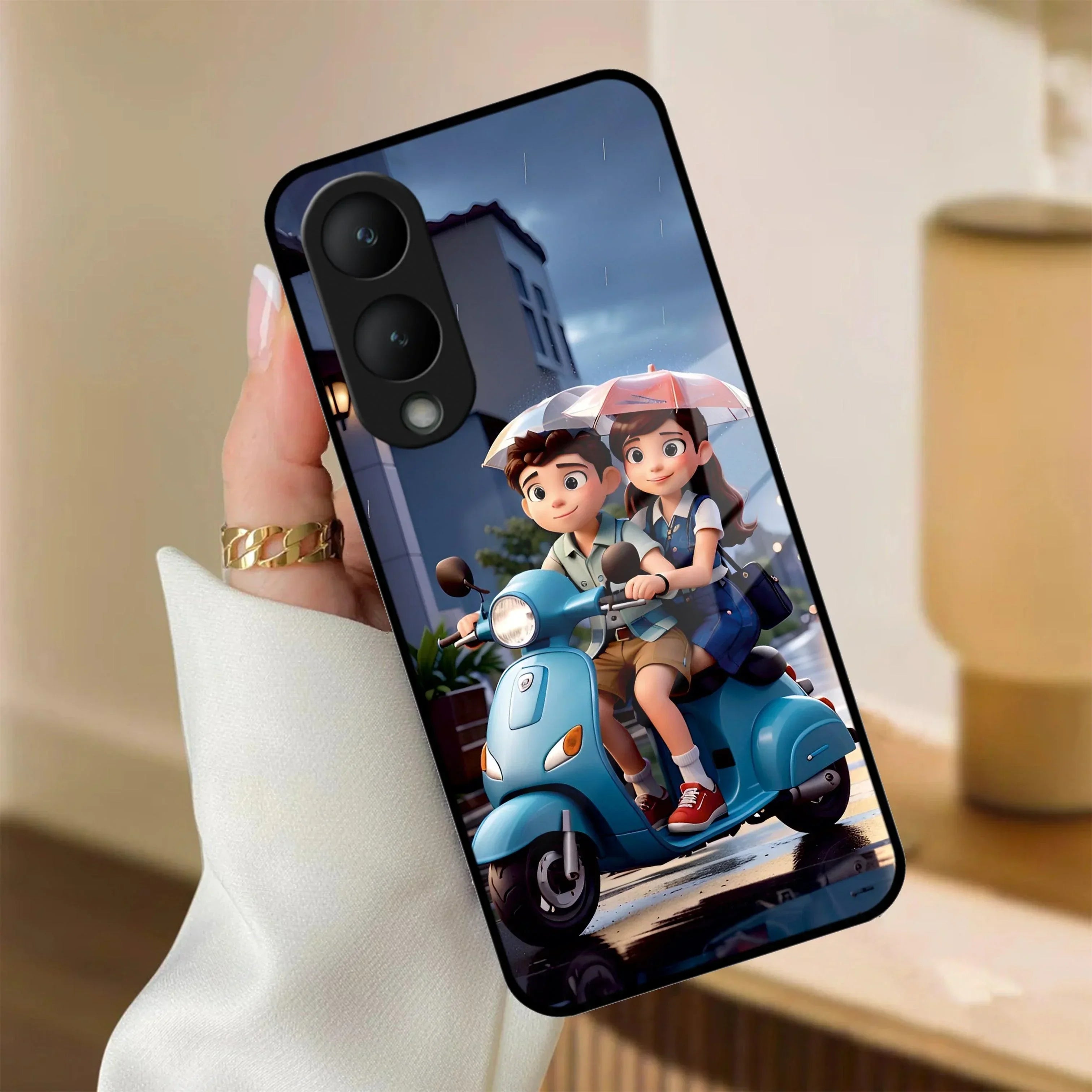 Sweet Escape Glass Case Cover For Vivo - ShopOnCliQ