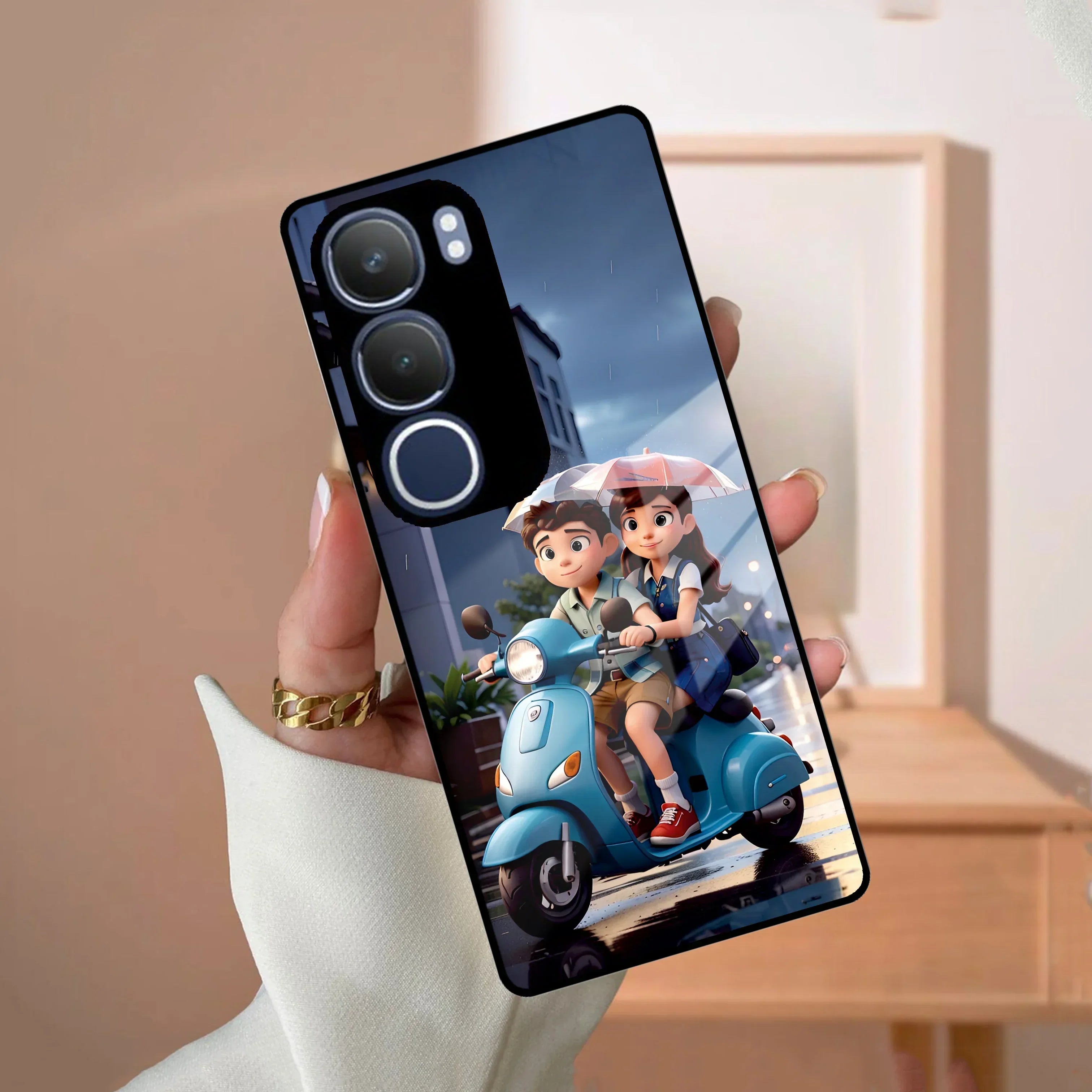Sweet Escape Glass Case Cover For Vivo - ShopOnCliQ