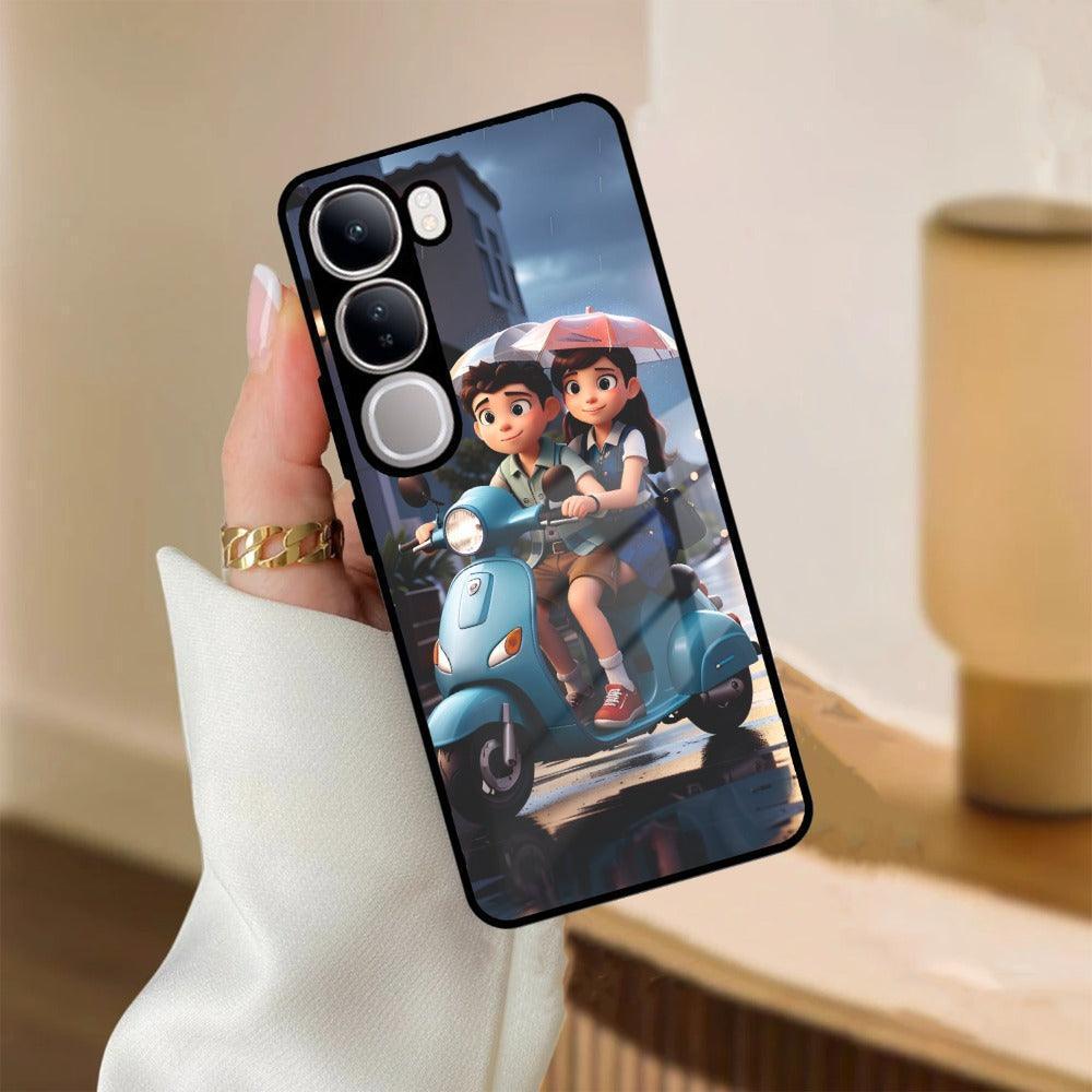 Sweet Escape Glass Case Cover For Vivo - ShopOnCliQ