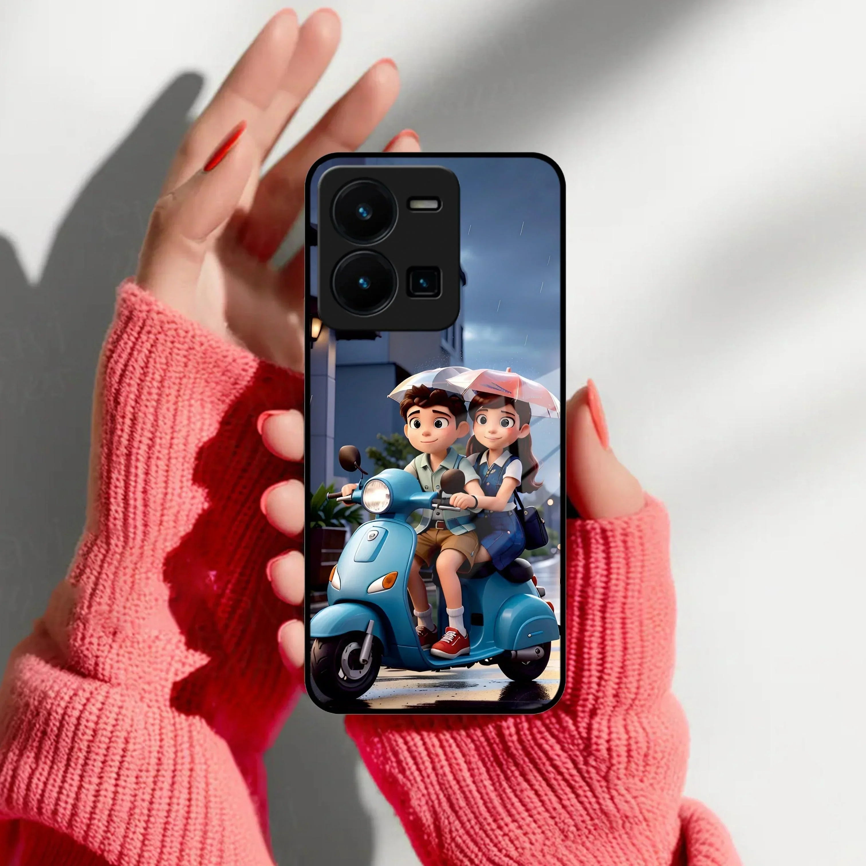 Sweet Escape Glass Case Cover For Vivo - ShopOnCliQ