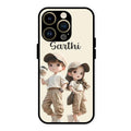 Sweet Harmony Customize Glass Case Cover For iPhone 14 Pro Max