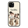 Sweet Harmony Customize Glass Case Cover For iPhone 15
