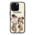 Sweet Harmony Customize Glass Case Cover For iPhone 16 Pro