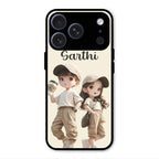 Sweet Harmony Customize Glass Case Cover For iPhone 17 Pro Max