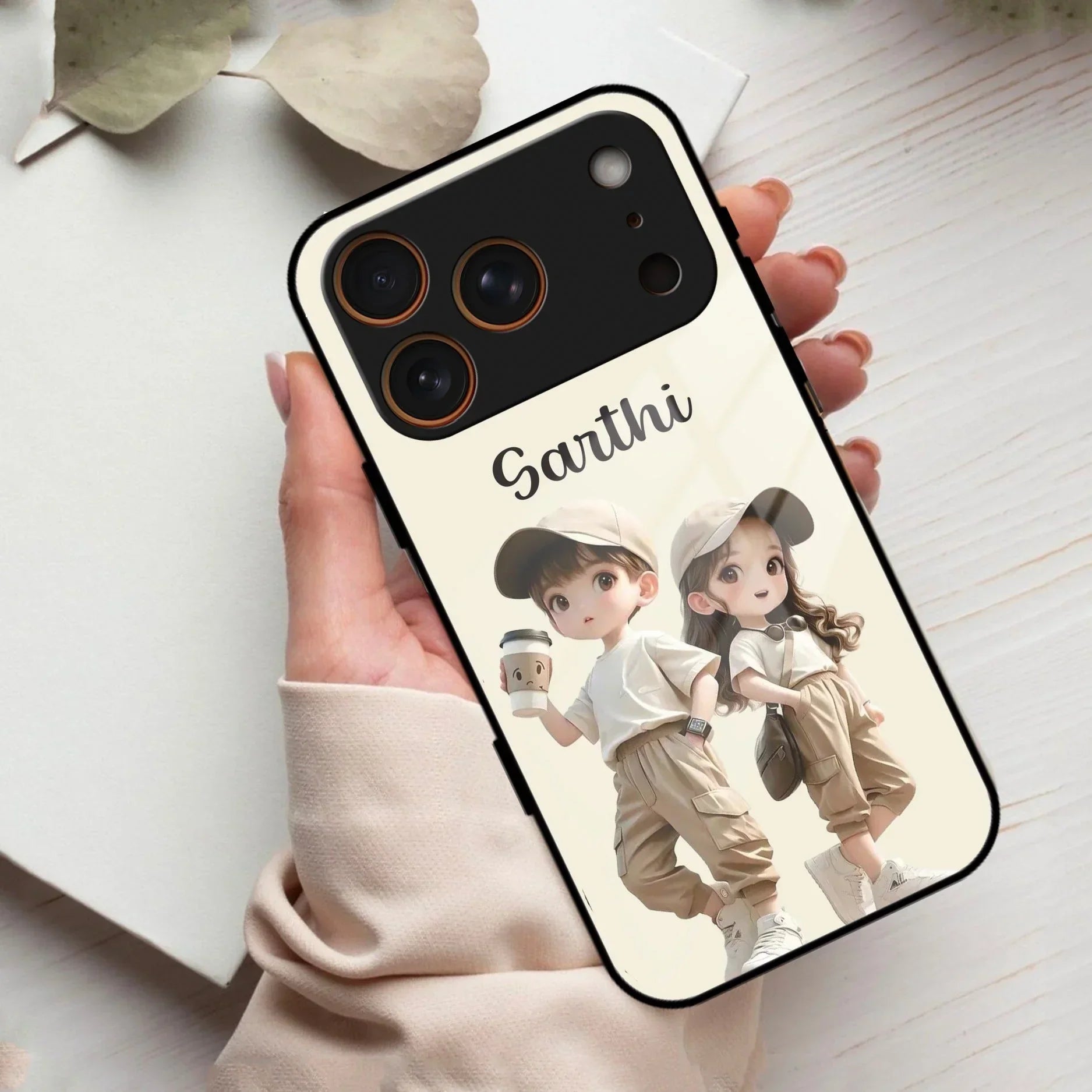 Sweet Harmony Customize Glass Case Cover For iPhone - ShopOnCliQ