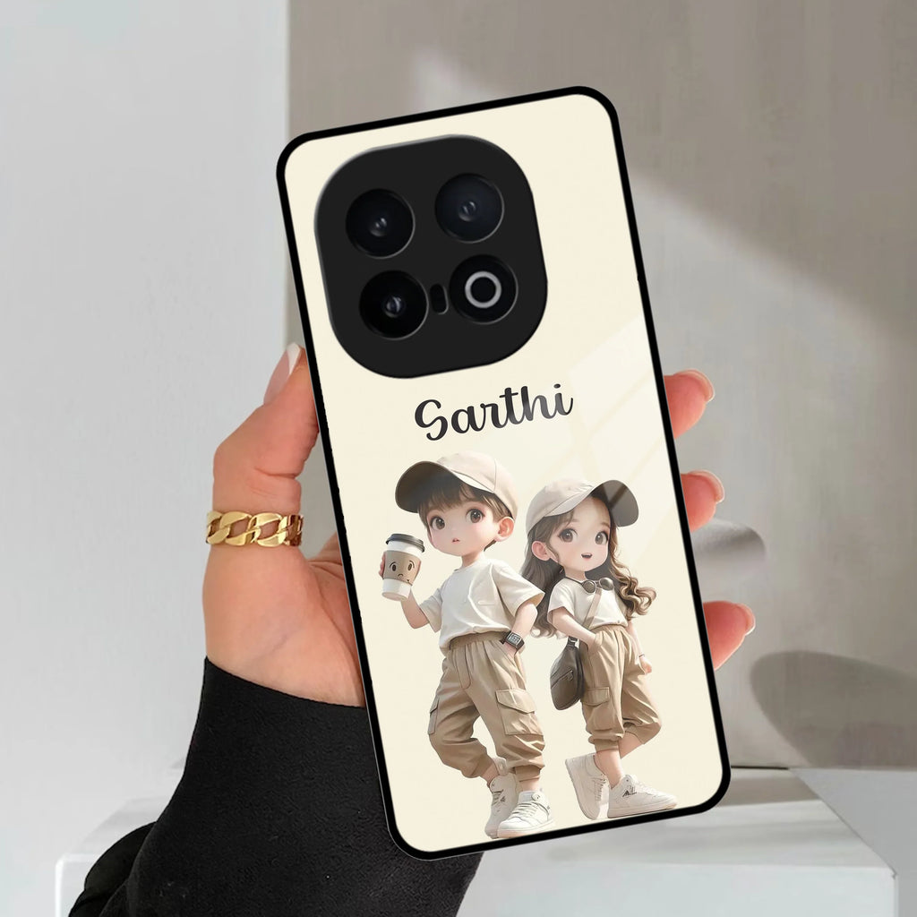 Sweet Harmony Customize Glass Case Cover For Vivo - ShopOnCliQ