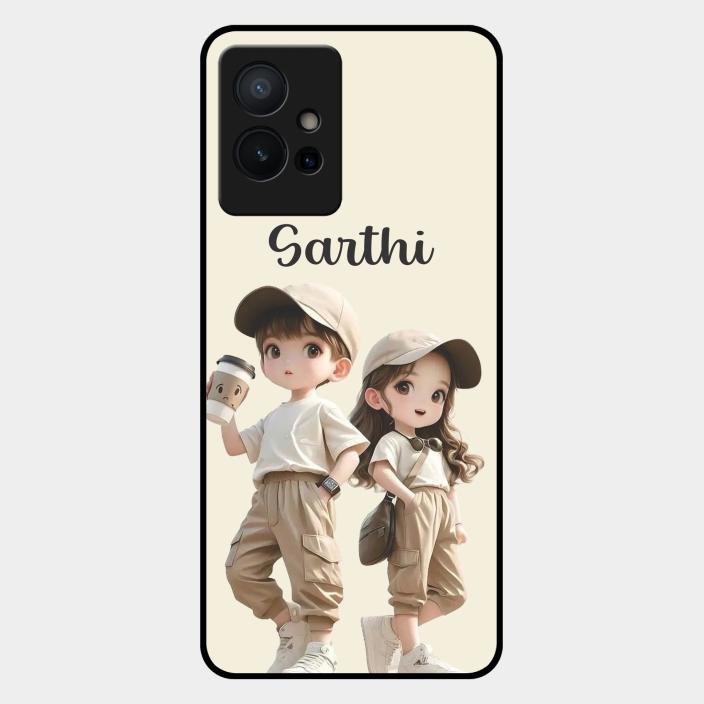 Sweet Harmony Customize Glass Case Cover For Iqoo Z6 5G
