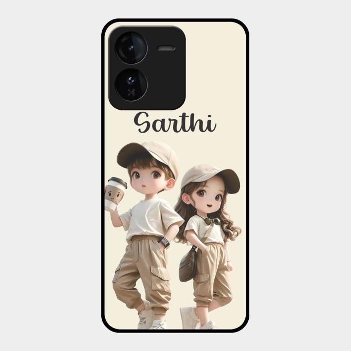Sweet Harmony Customize Glass Case Cover For Iqoo Z9 5G
