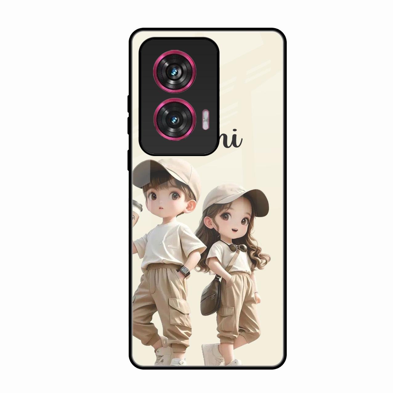 Sweet Harmony Customize Glass Case Cover For Motorola Edge 50 Fusion 5G