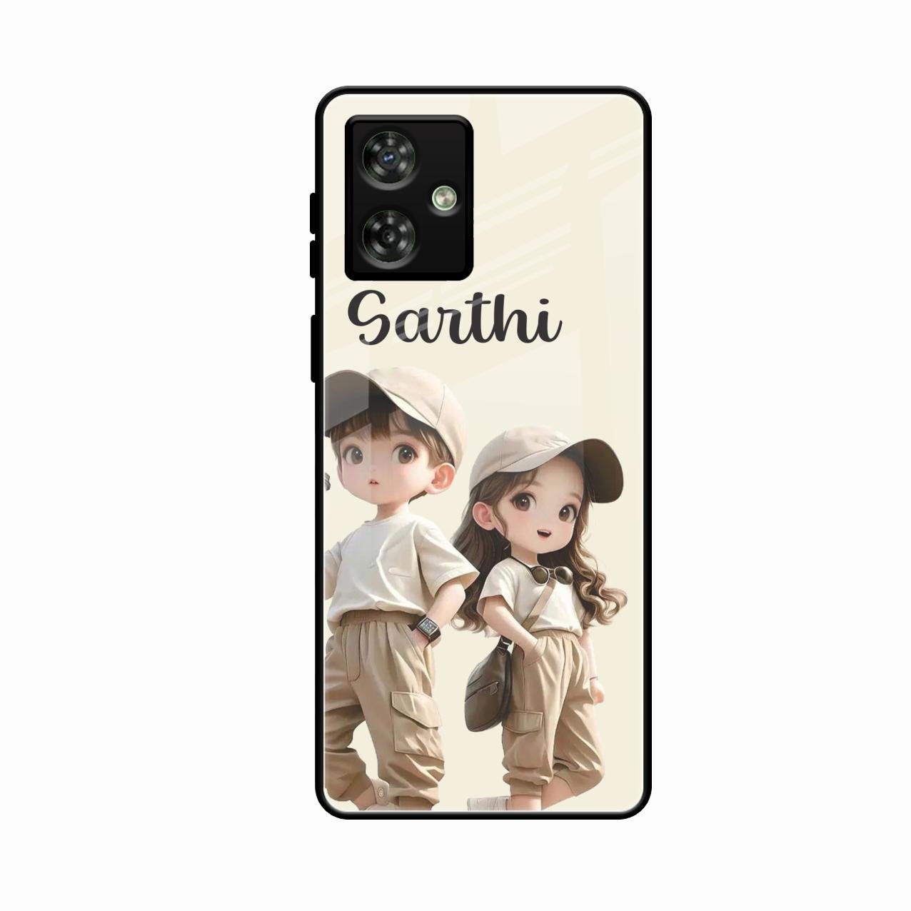 Sweet Harmony Customize Glass Case Cover For Motorola G64 5G
