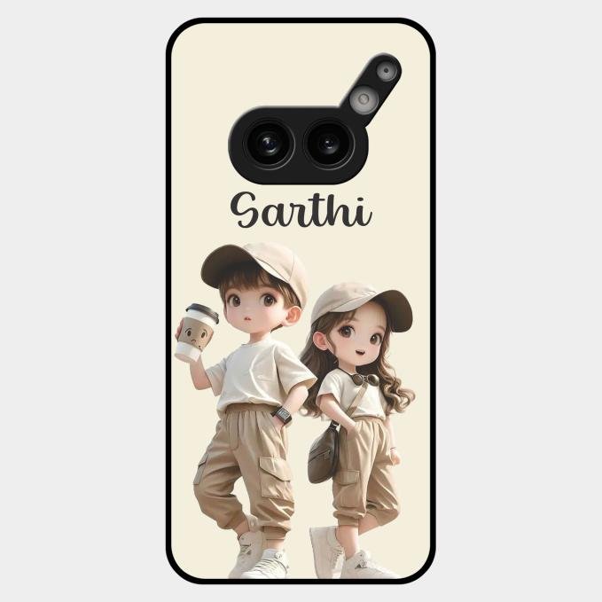 Sweet Harmony Customize Glass Case Cover For Nothing Phone 2A Plus