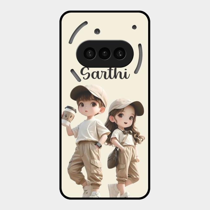 Sweet Harmony Customize Glass Case Cover For Nothing Phone 3A 5G