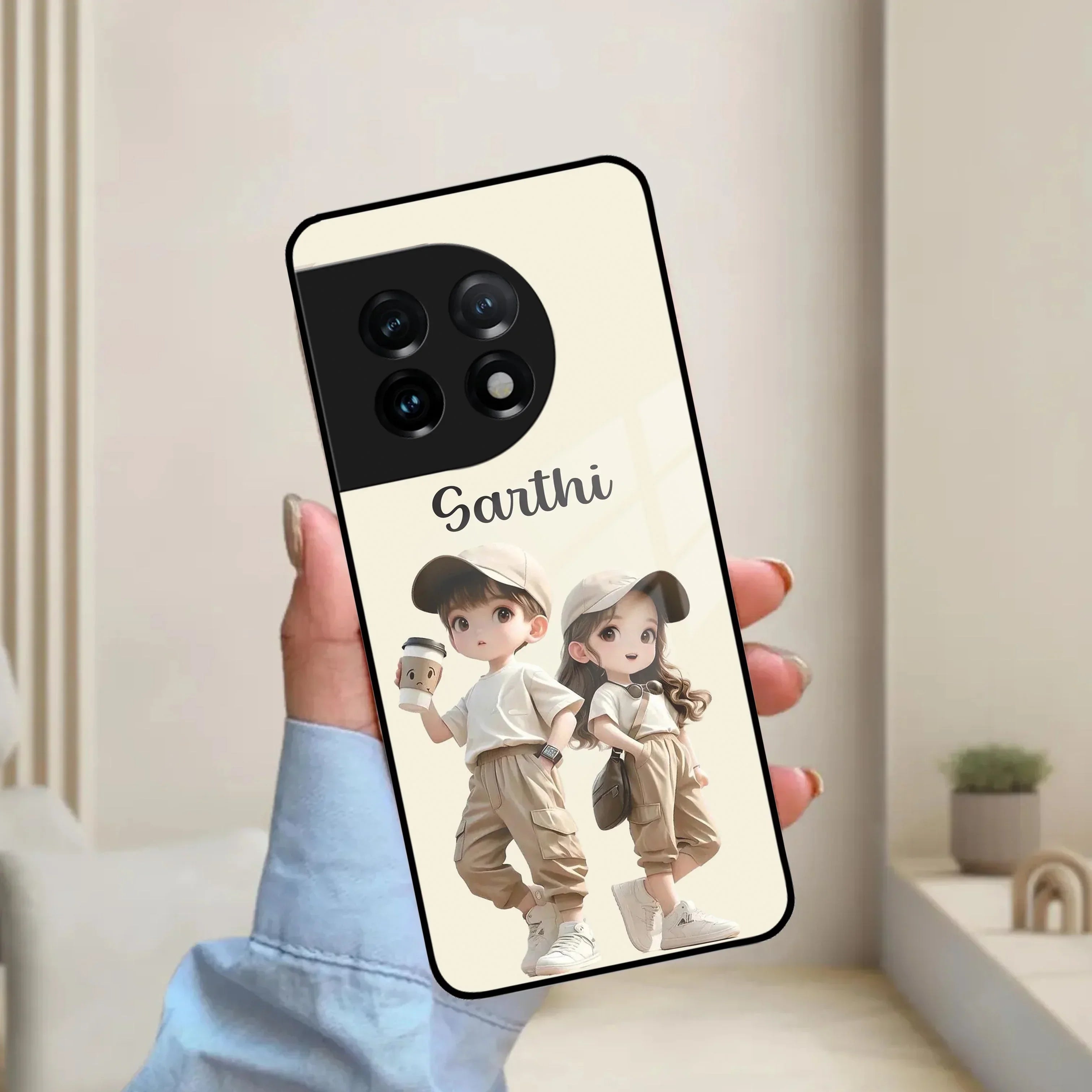 Sweet Harmony Customize Glass Case Cover For Oneplus - ShopOnCliQ