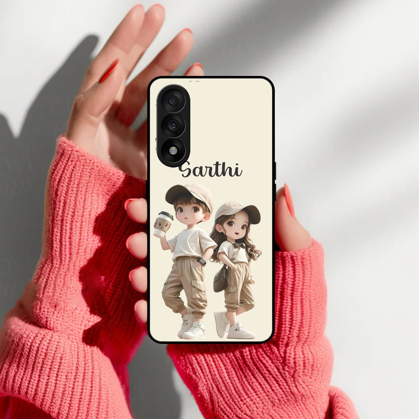 Sweet Harmony Customize Glass Case Cover For Oneplus