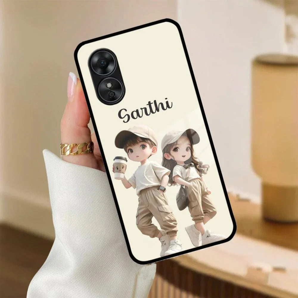 Sweet Harmony Customize Glass Case Cover For Oppo - ShopOnCliQ