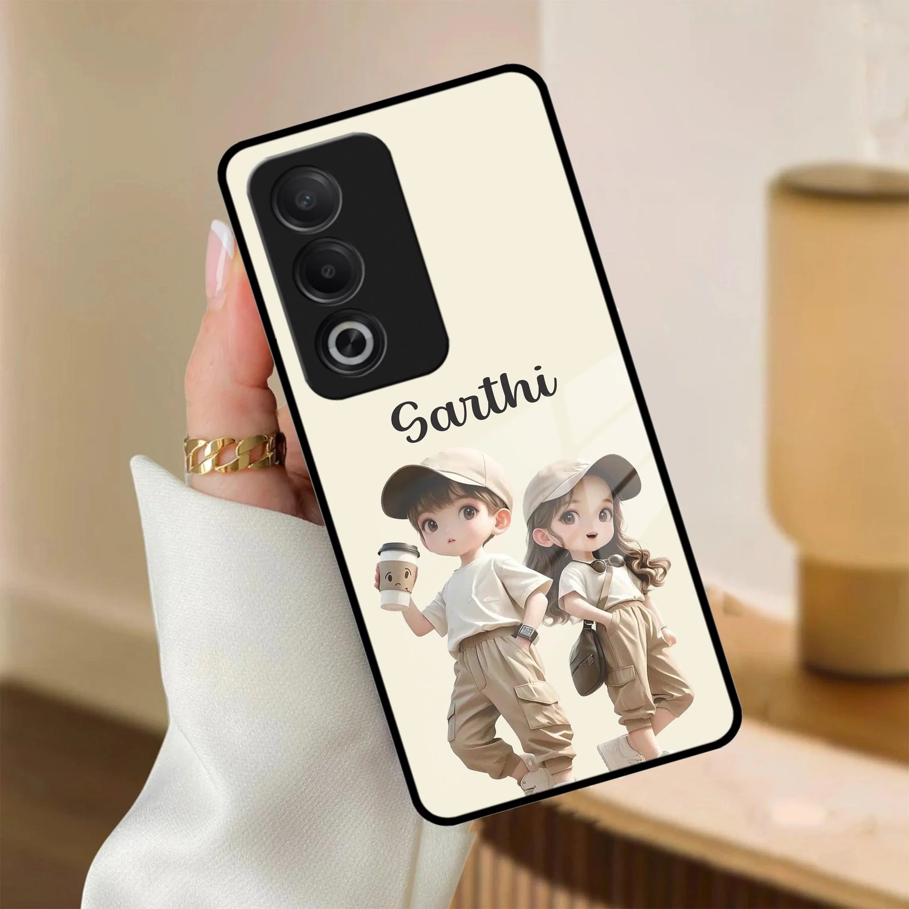 Sweet Harmony Customize Glass Case Cover For Oppo - ShopOnCliQ