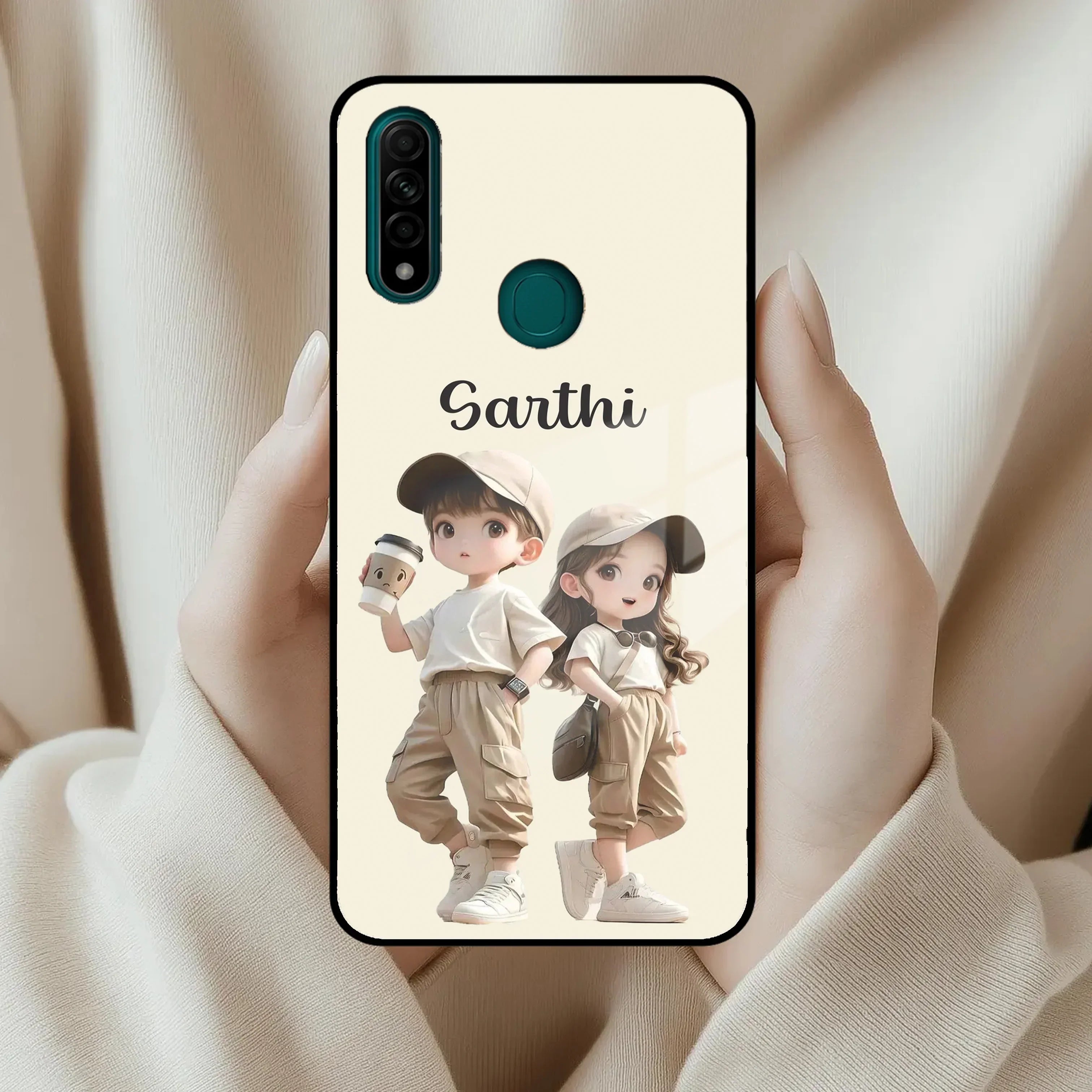Sweet Harmony Customize Glass Case Cover For Oppo - ShopOnCliQ