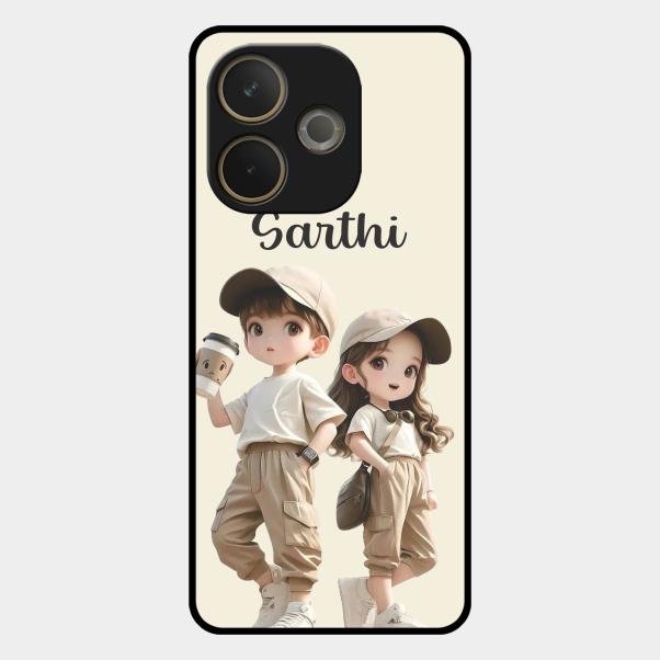 Sweet Harmony Customize Glass Case Cover For Oppo A5 Pro 5G
