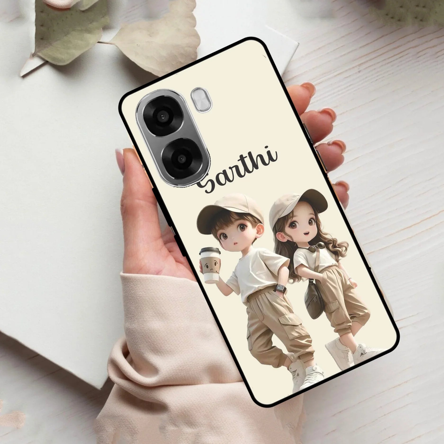 Sweet Harmony Customize Glass Case Cover For Oppo