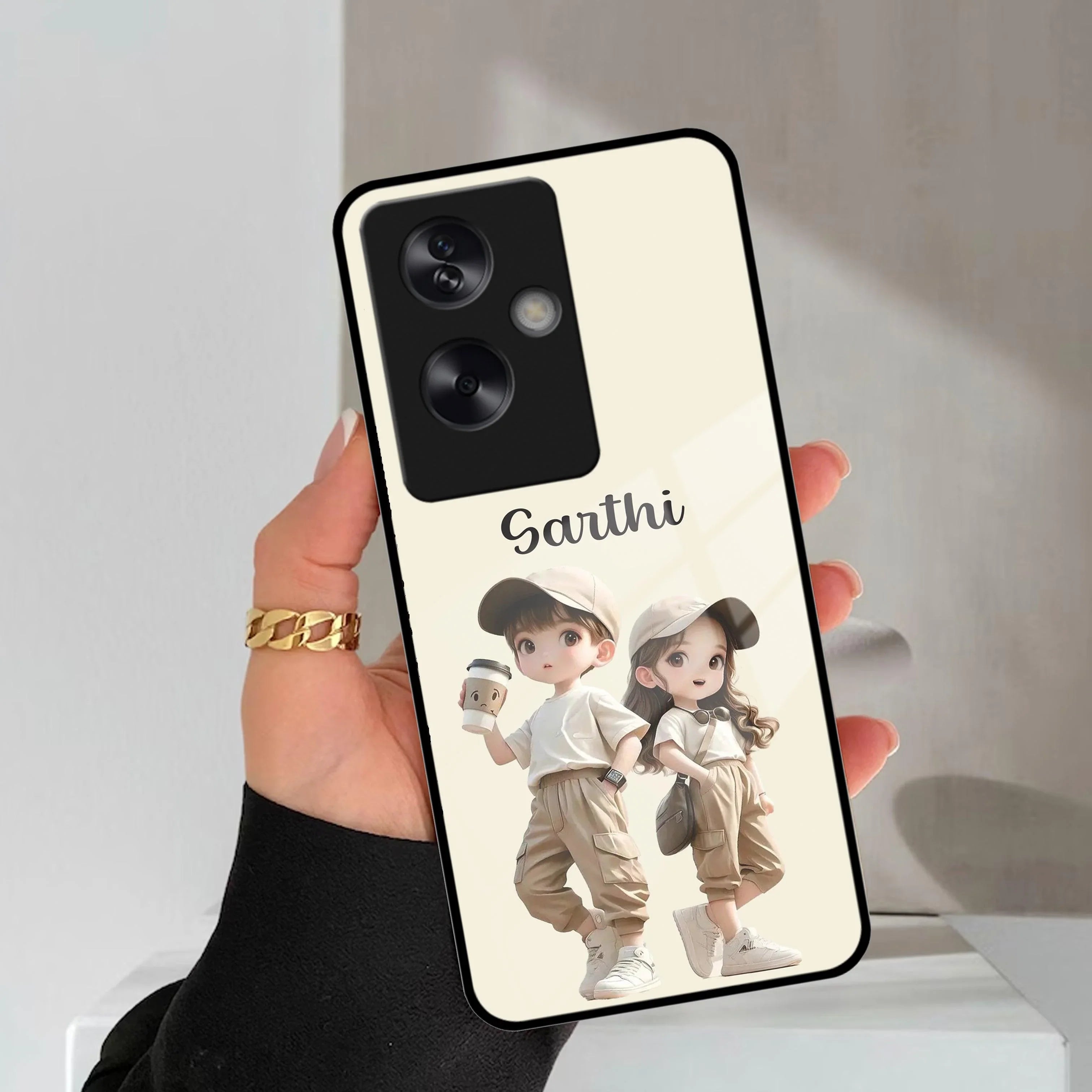 Sweet Harmony Customize Glass Case Cover For Oppo - ShopOnCliQ